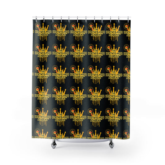 Vibrant Beatwizard Academy Shower Curtain | Fun Home Decor for Music Lovers