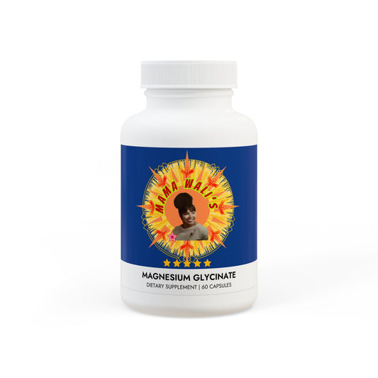 Mama Wali’s Magnesium Glycinate Supplement (60 Capsules)