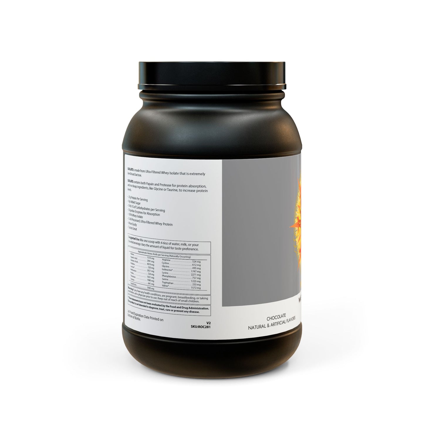 Mama Wali’s Whey Isolate Protein Supplement (907g, 2lb)