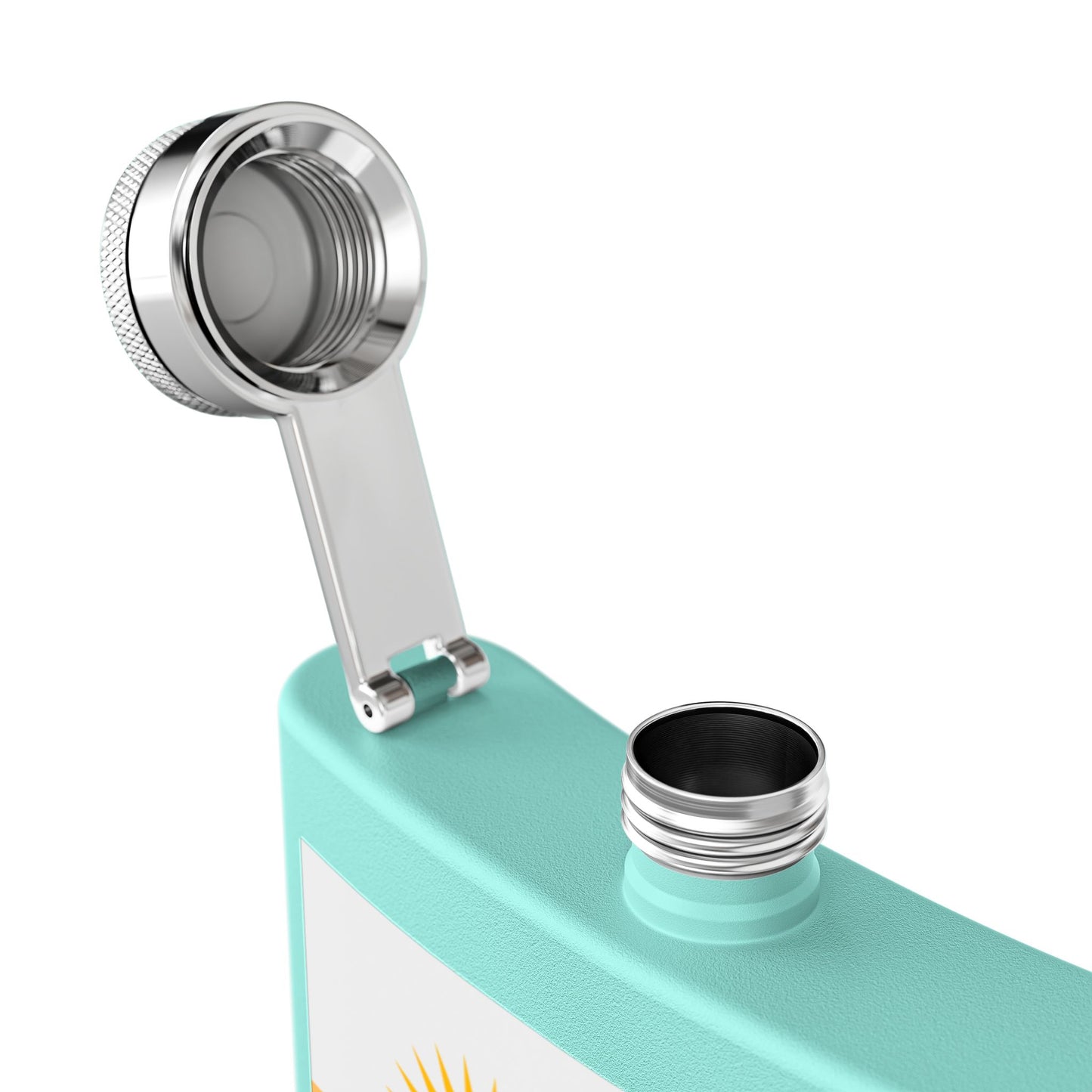 The Beatwizards Academy Stainless Steel Flask - 6oz  | Unique Gift for Music Lovers | Perfect for Parties, Tailgates, and Celebrations