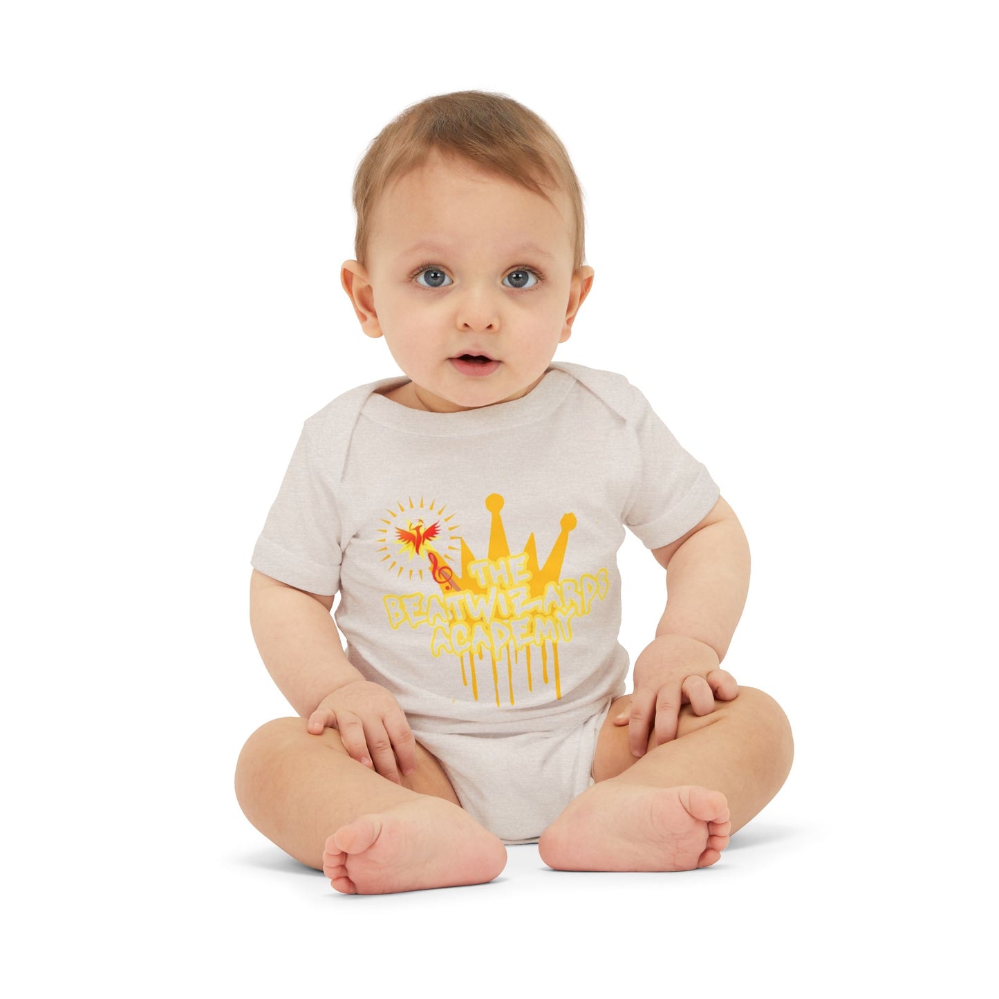 The Beat Wizards Academy Infant Jersey One Piece - Fun & Colorful Baby Bodysuit for Newborns