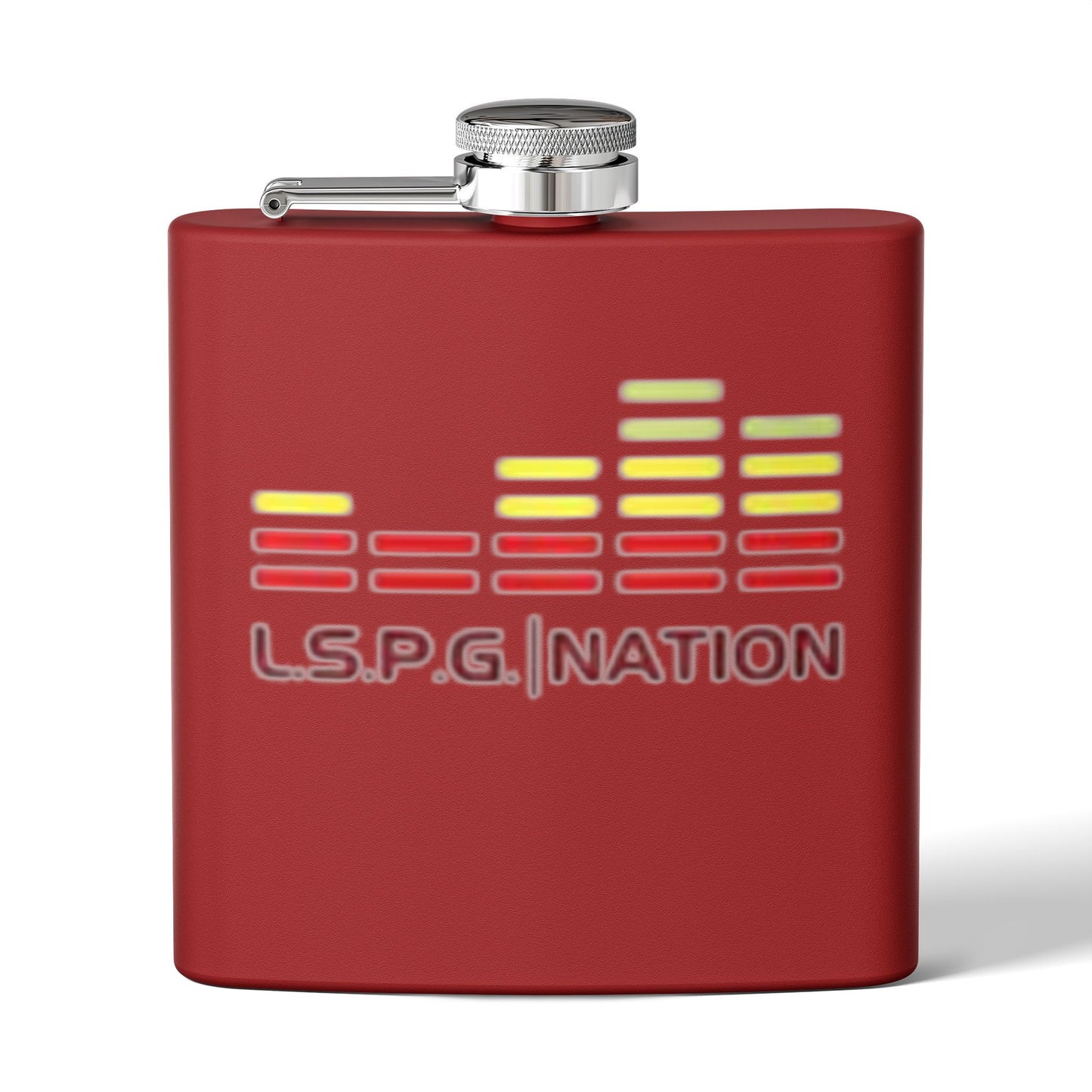 Custom Stainless Steel Flask - L.S.P.G. Nation Design - Perfect for Celebrations and Outdoor Events