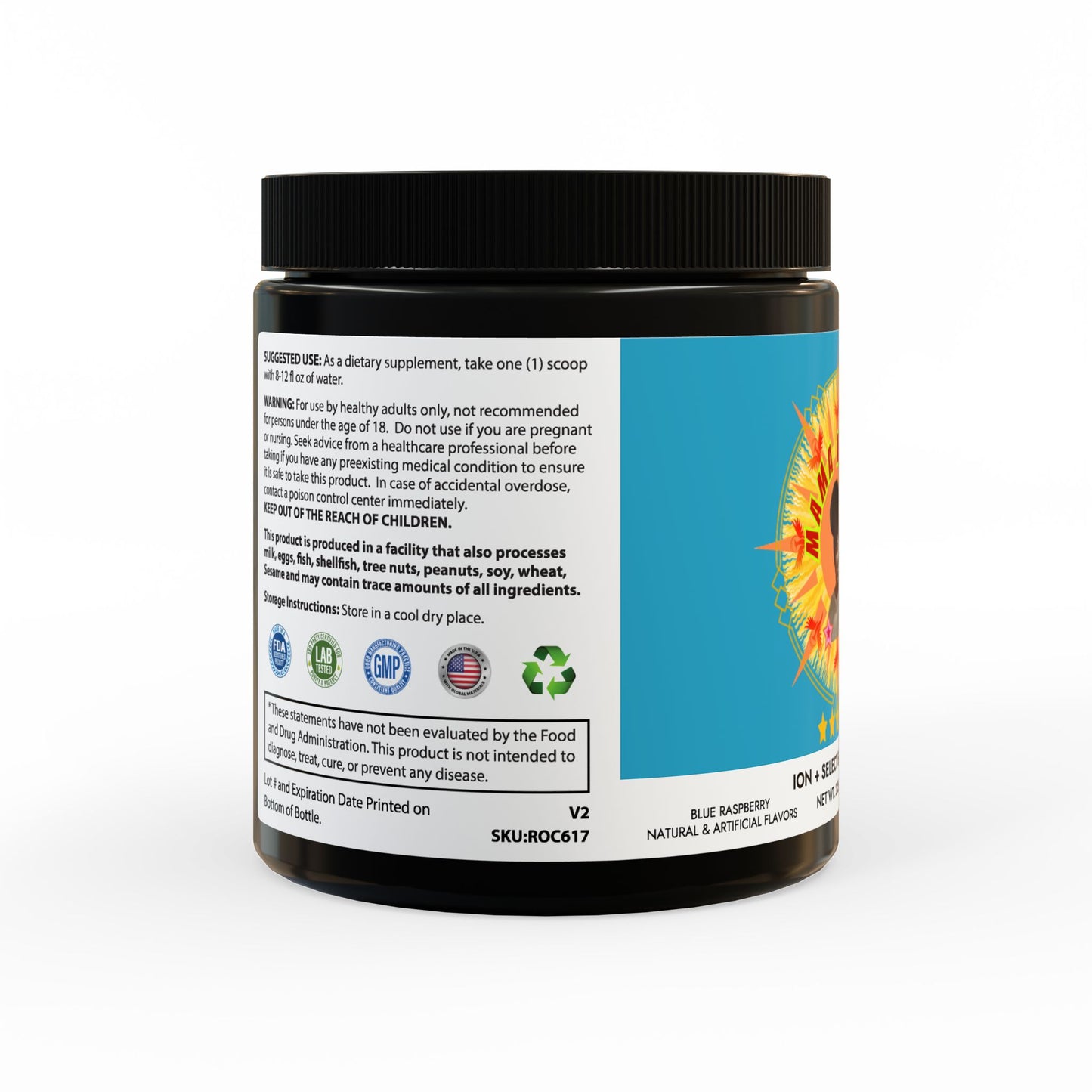 Mama Wali's ION + Select Electrolyte Supplement (225g, 7.9oz)