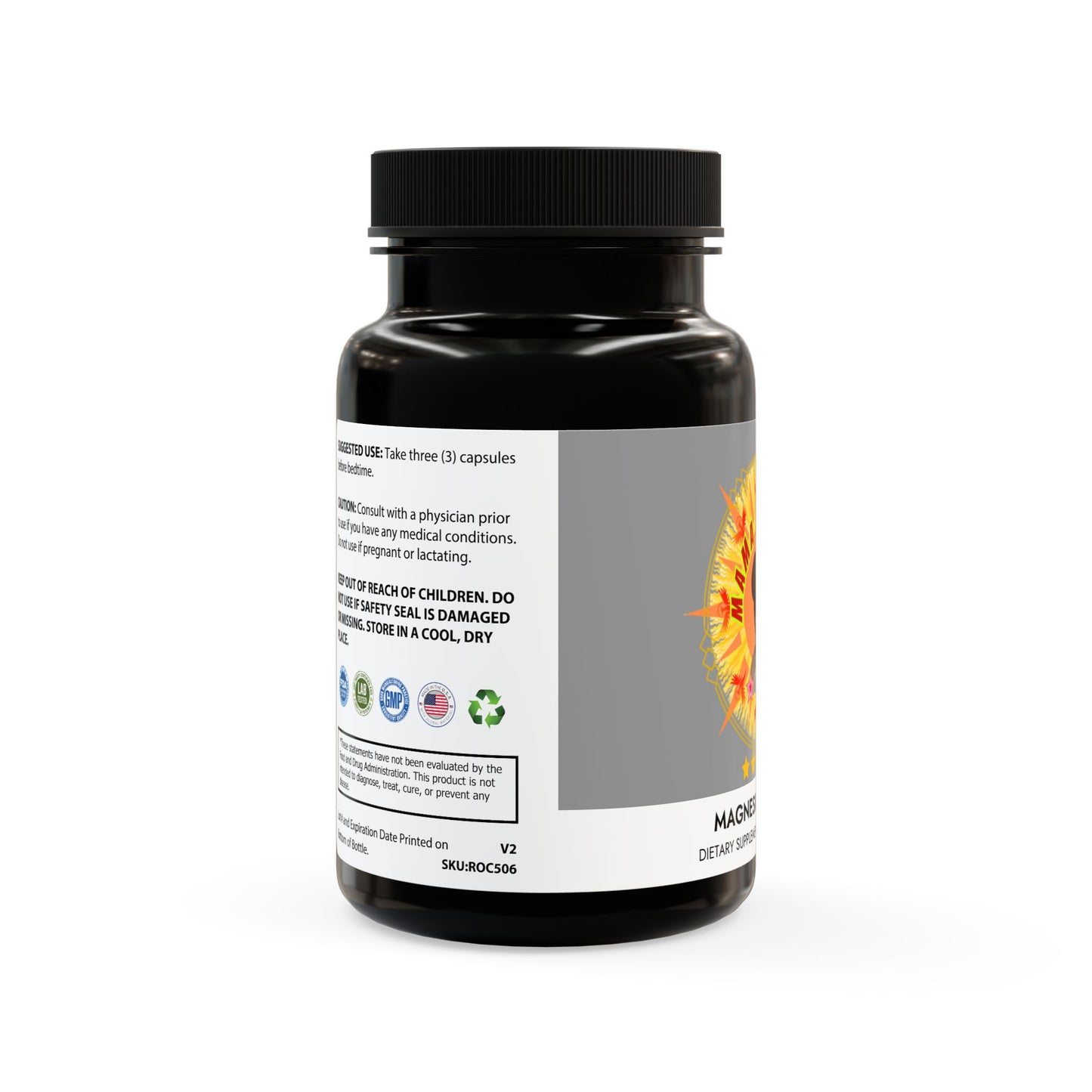 Mama Wali’s Magnesium Zinc Supplement (90 Capsules)