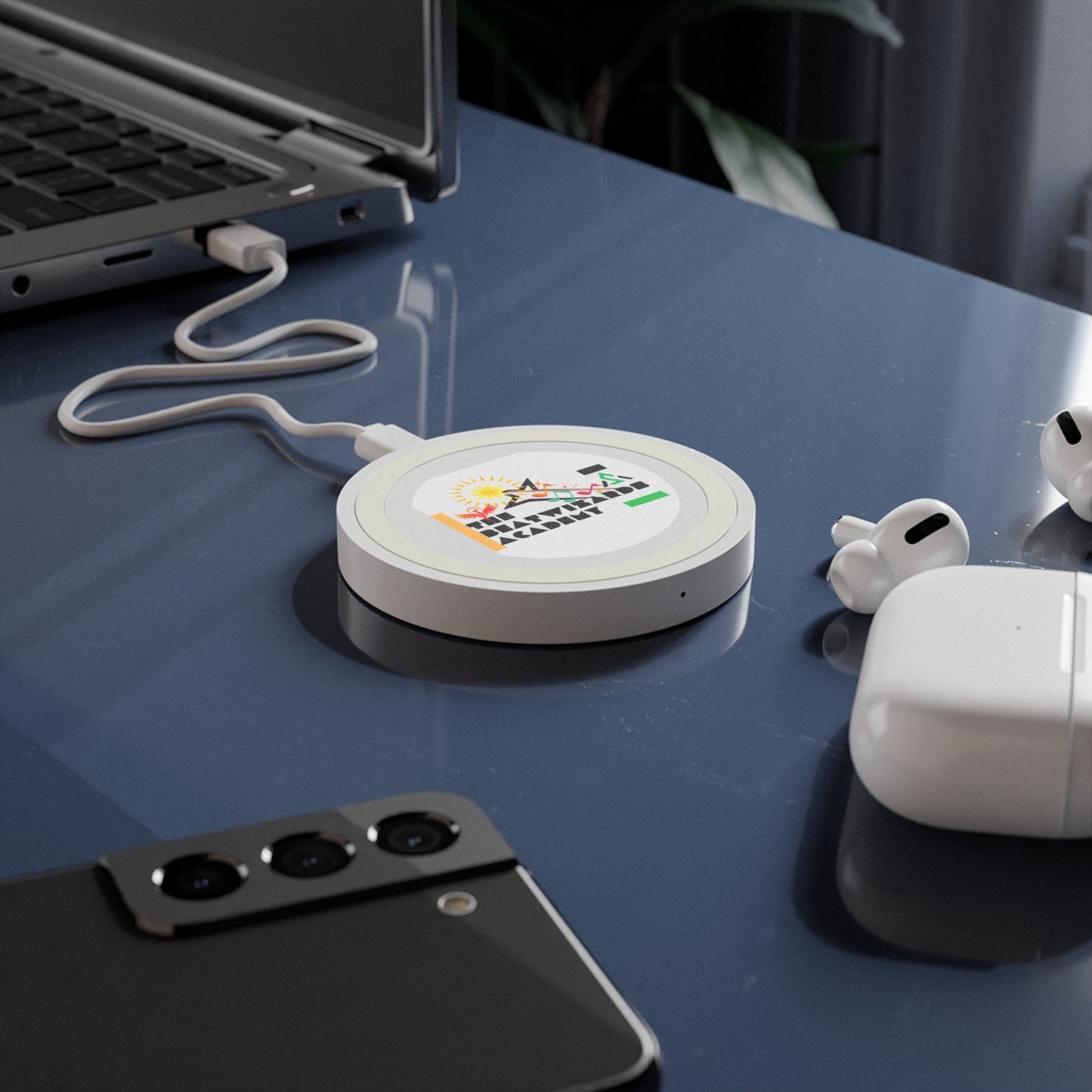 BeatWizards Academy Wireless Charging Pad – Stylish & Functional Tech Accessory