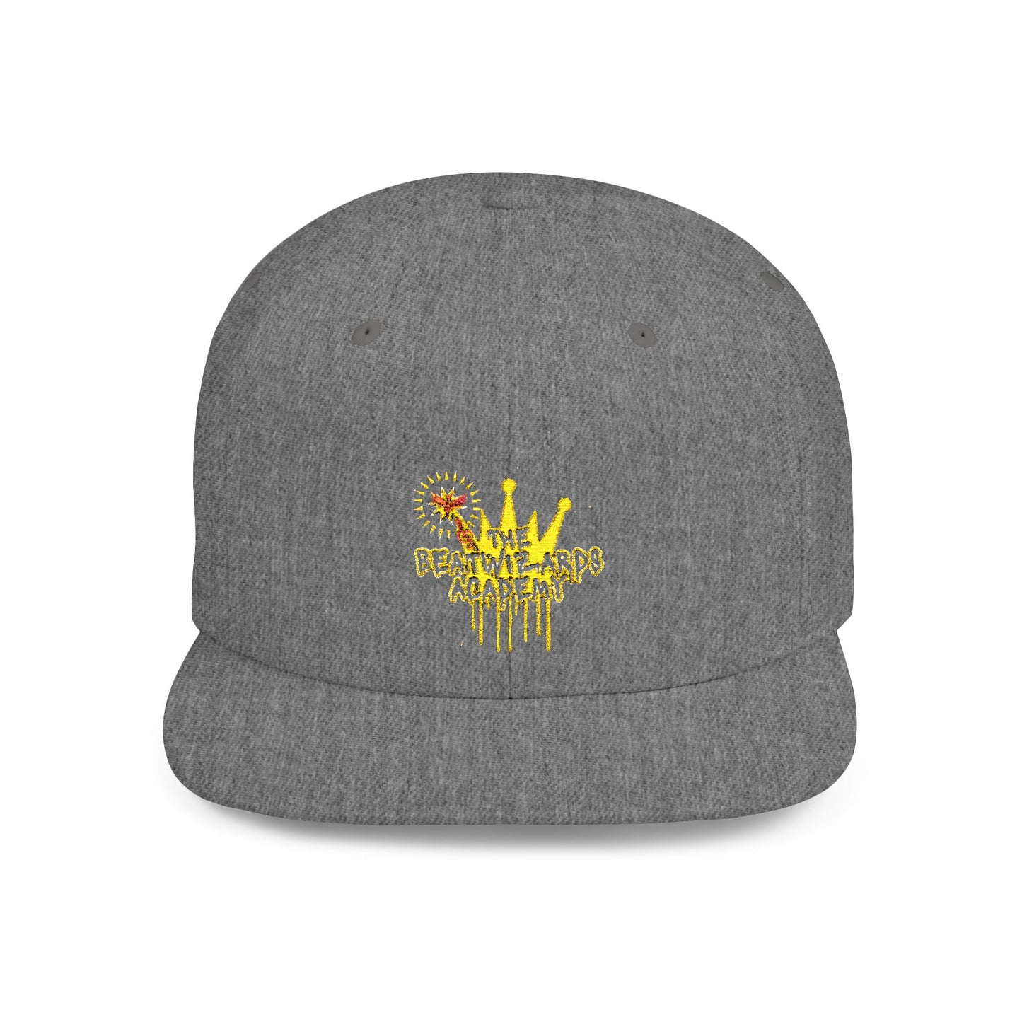 Creative Crown Flat Bill Snapback Hat for Trendsetters