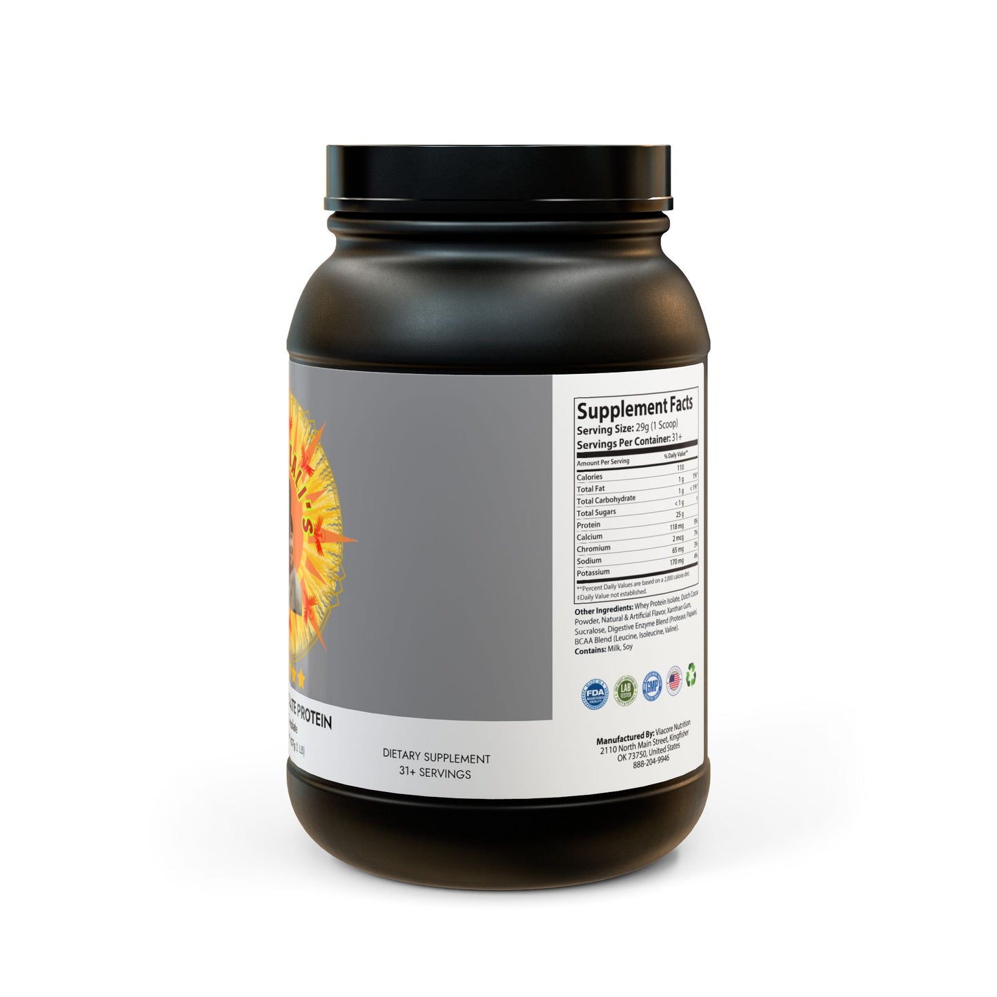 Mama Wali’s Whey Isolate Protein Supplement (907g, 2lb)