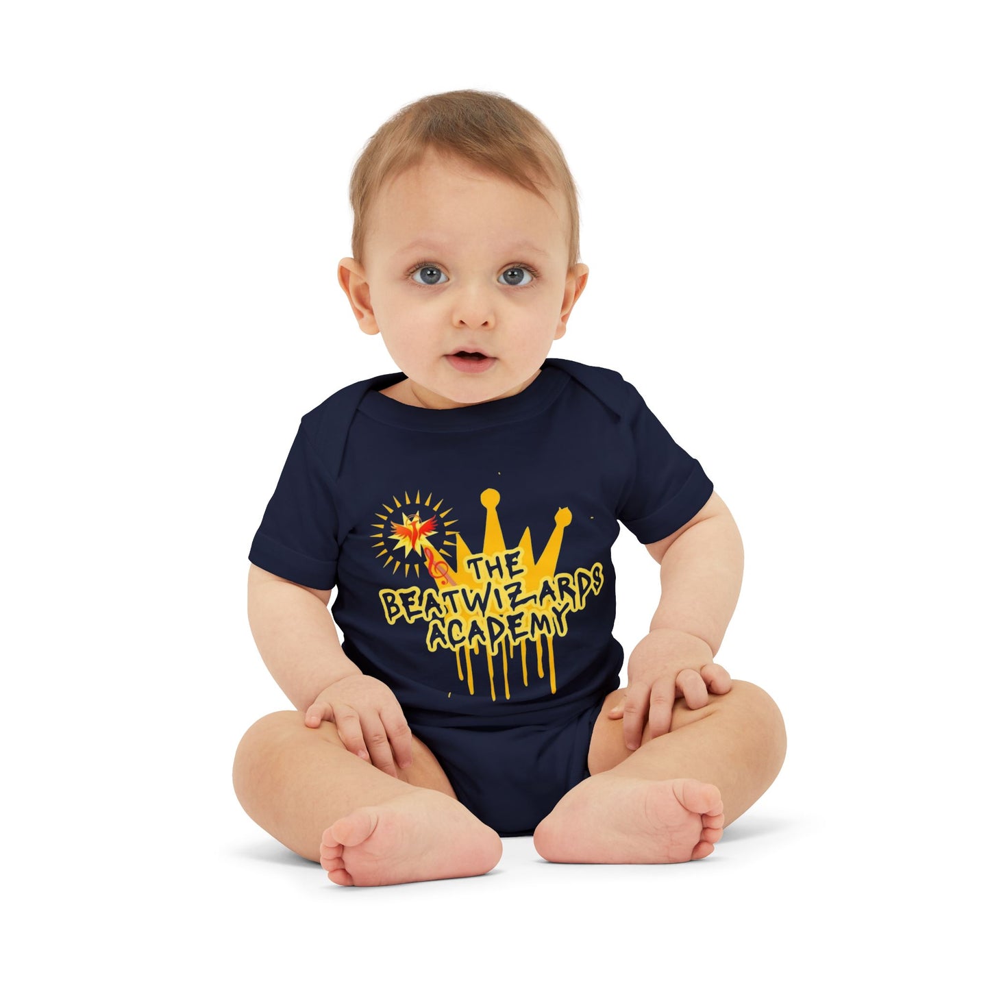 The Beat Wizards Academy Infant Jersey One Piece - Fun & Colorful Baby Bodysuit for Newborns