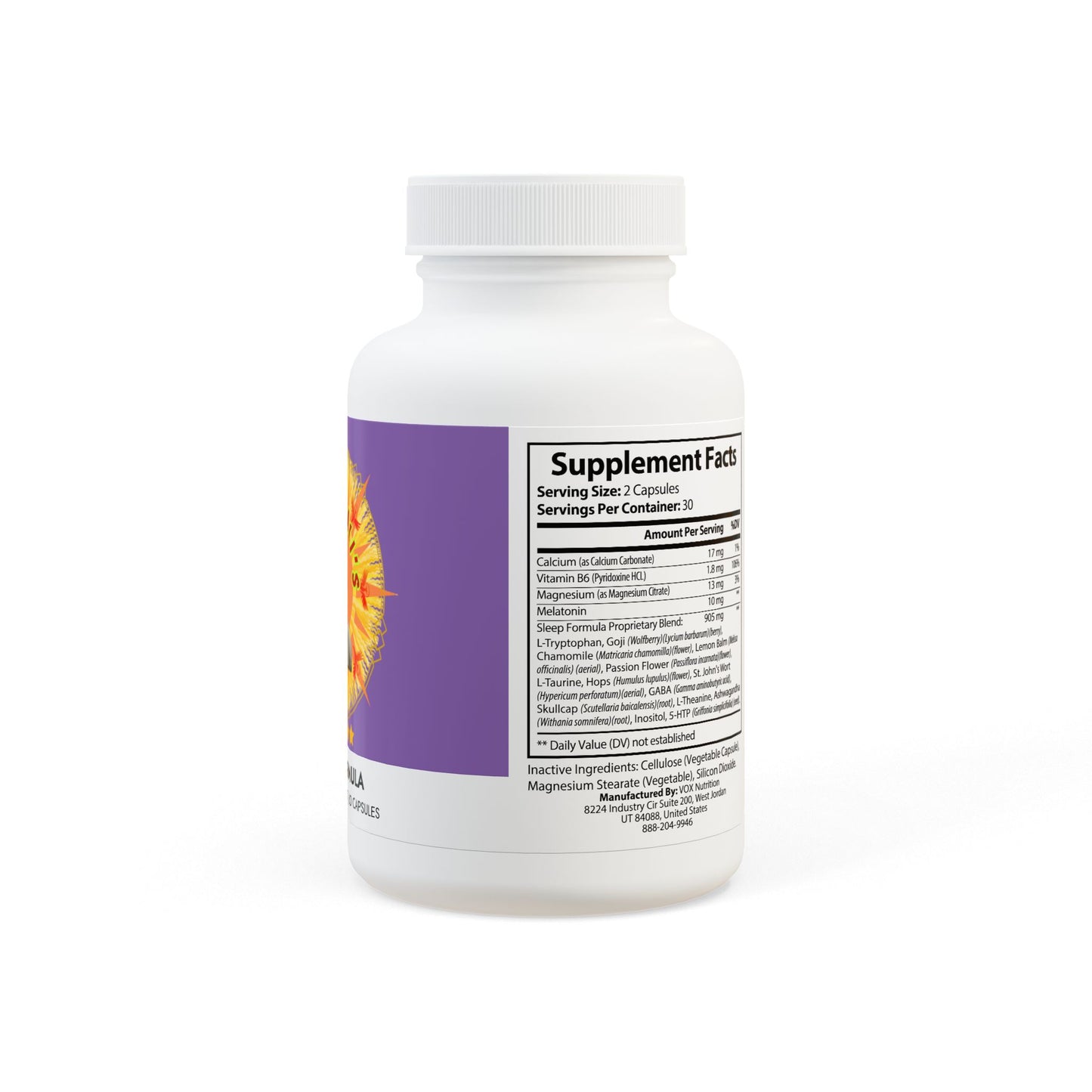 Mama Wali’s Sleep Supplement (60 Capsules)