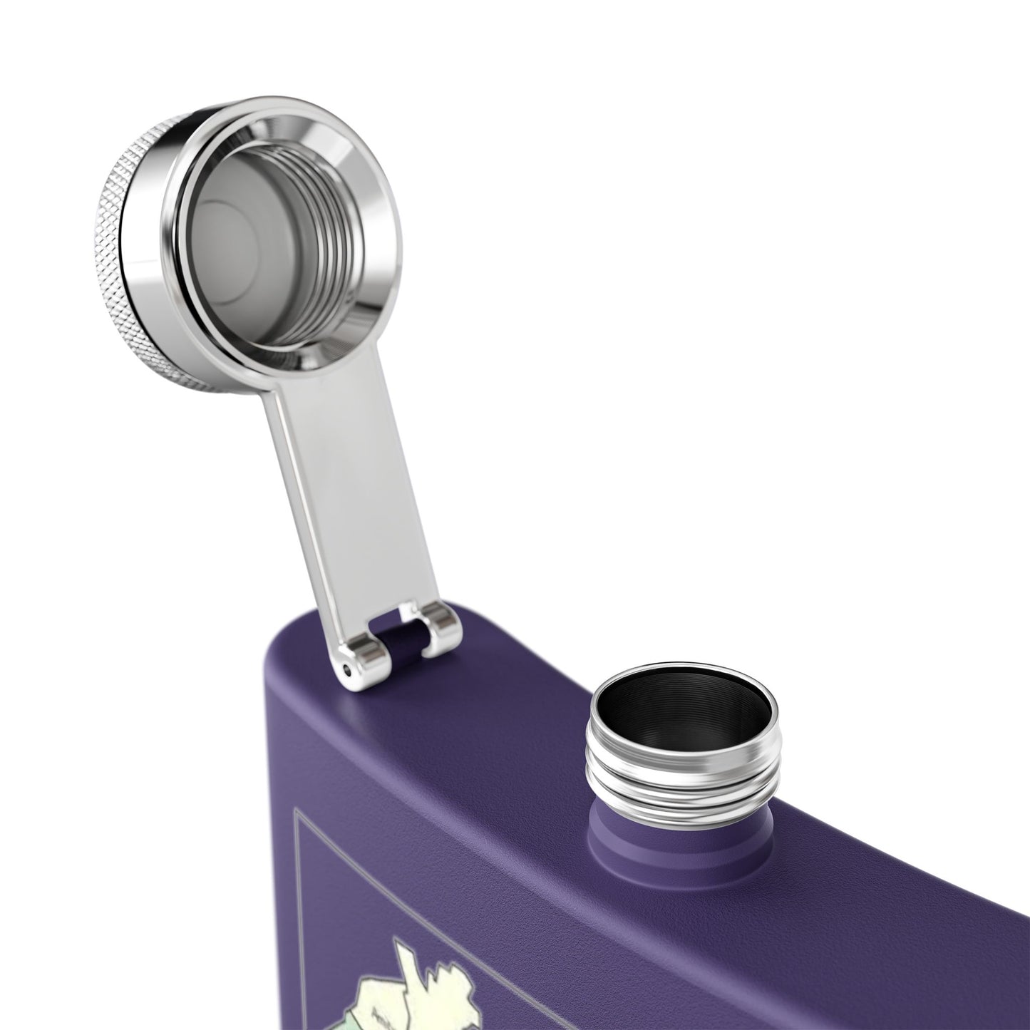 Custom New Haven Neighborhoods Stainless Steel Flask - 6oz