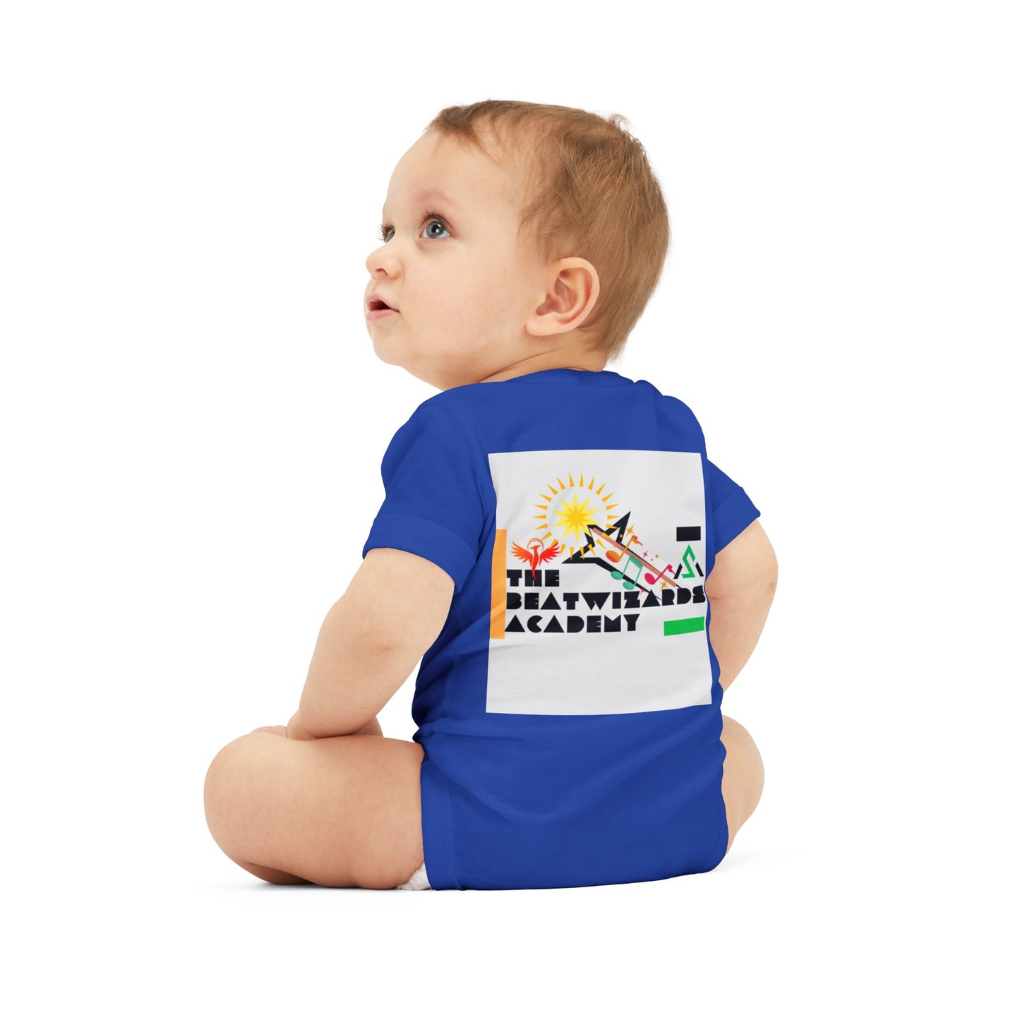 The Beat Wizards Academy Infant Jersey One Piece - Fun & Colorful Baby Bodysuit for Newborns