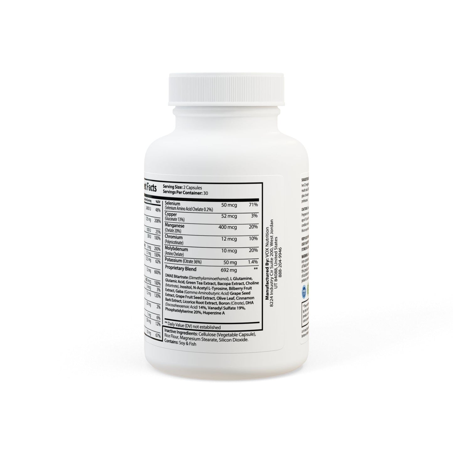 Mama Wali’s Brain Support+ Complex Supplement (60 Capsules)
