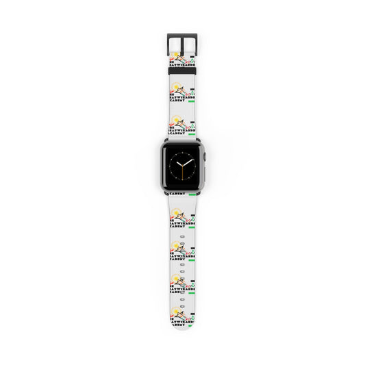 Adventure-Themed Watch Band with Sunshine Design - Perfect for Travel and Outdoor Enthusiasts