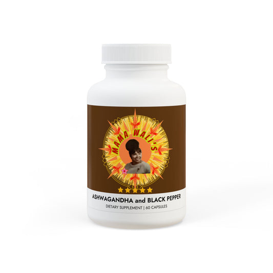 Ashwagandha and Black Pepper Supplement (60 capsules)