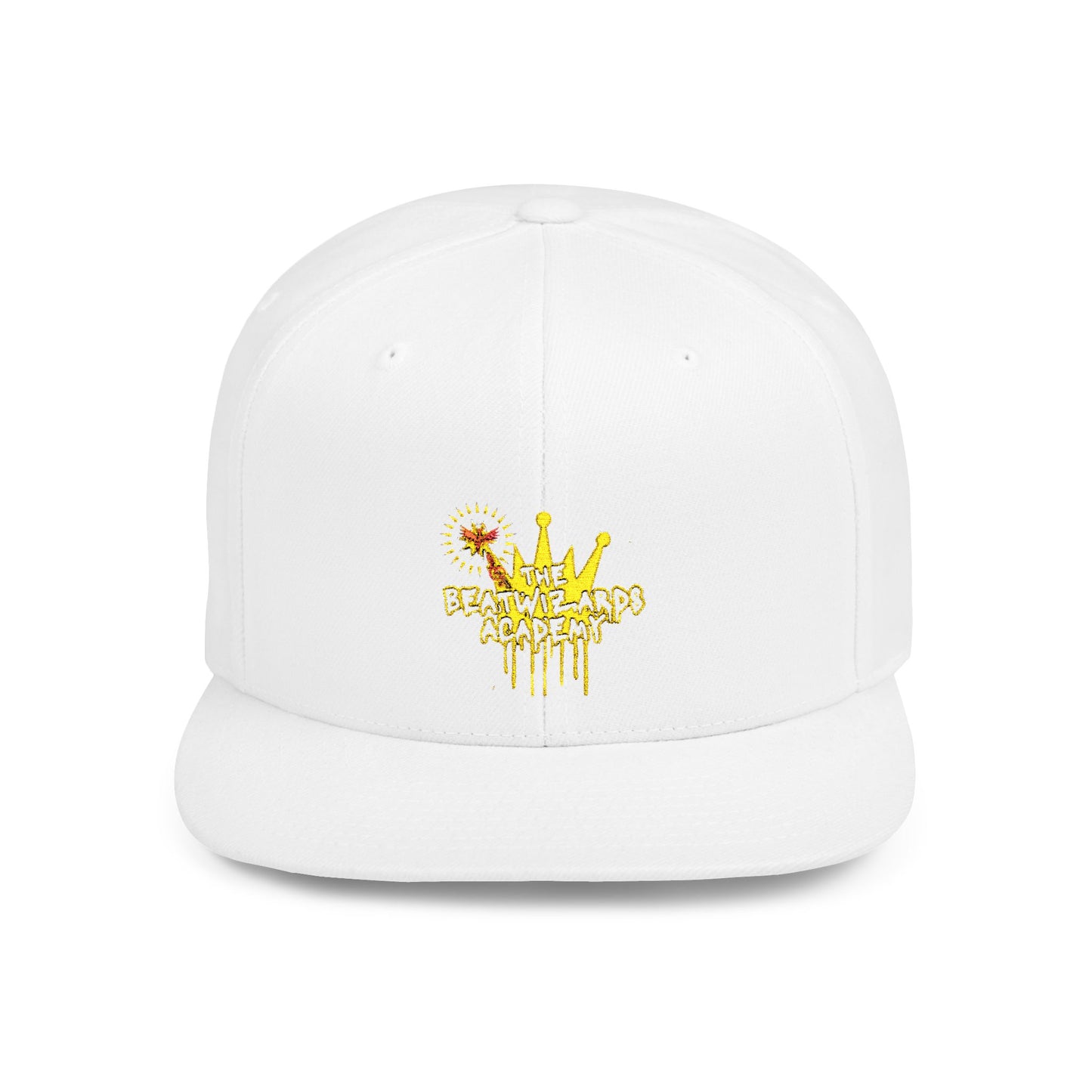 Creative Crown Flat Bill Snapback Hat for Trendsetters