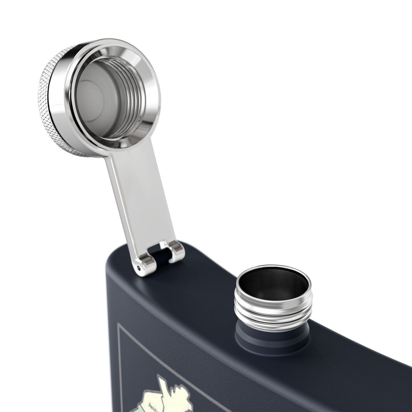 Custom New Haven Neighborhoods Stainless Steel Flask - 6oz