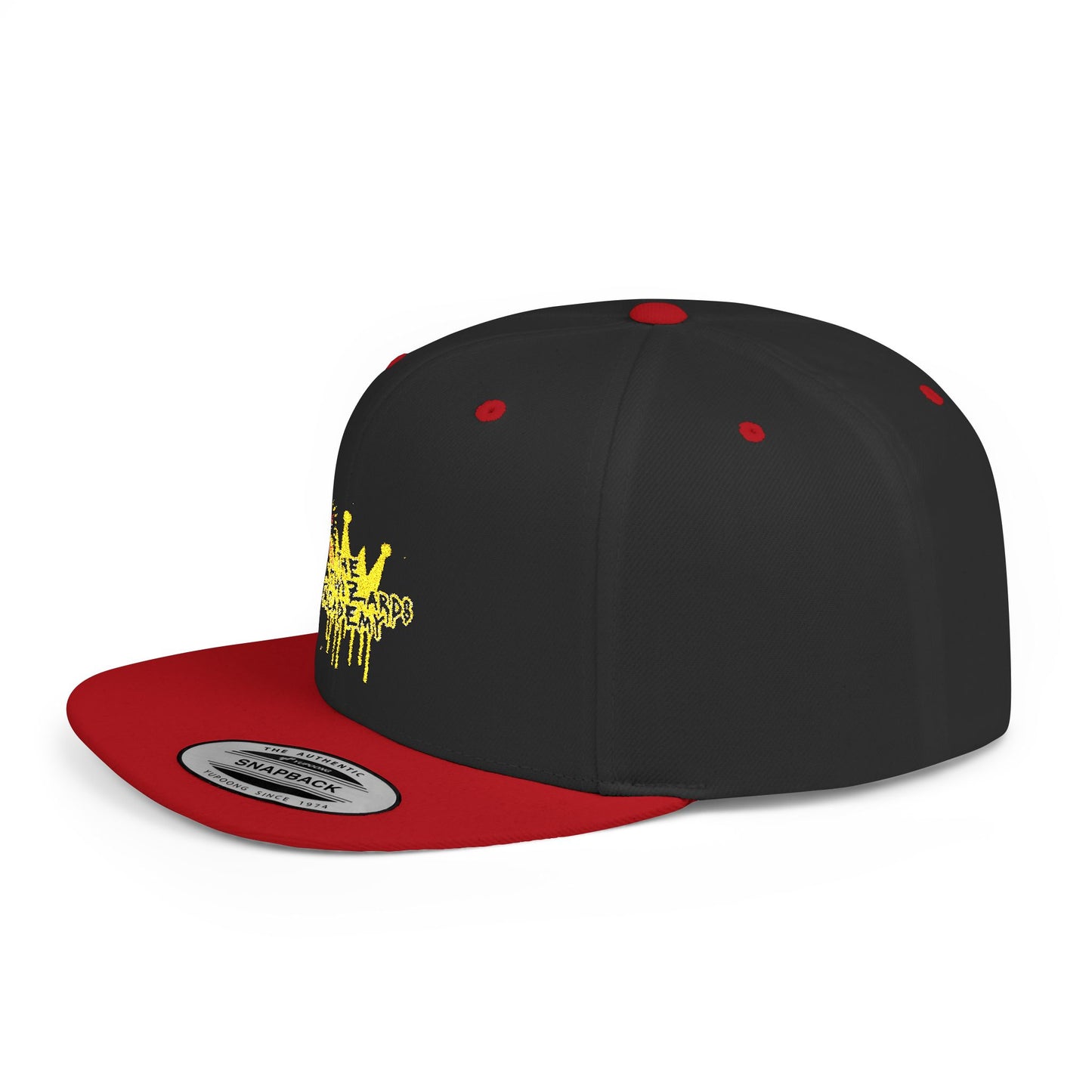 Creative Crown Flat Bill Snapback Hat for Trendsetters