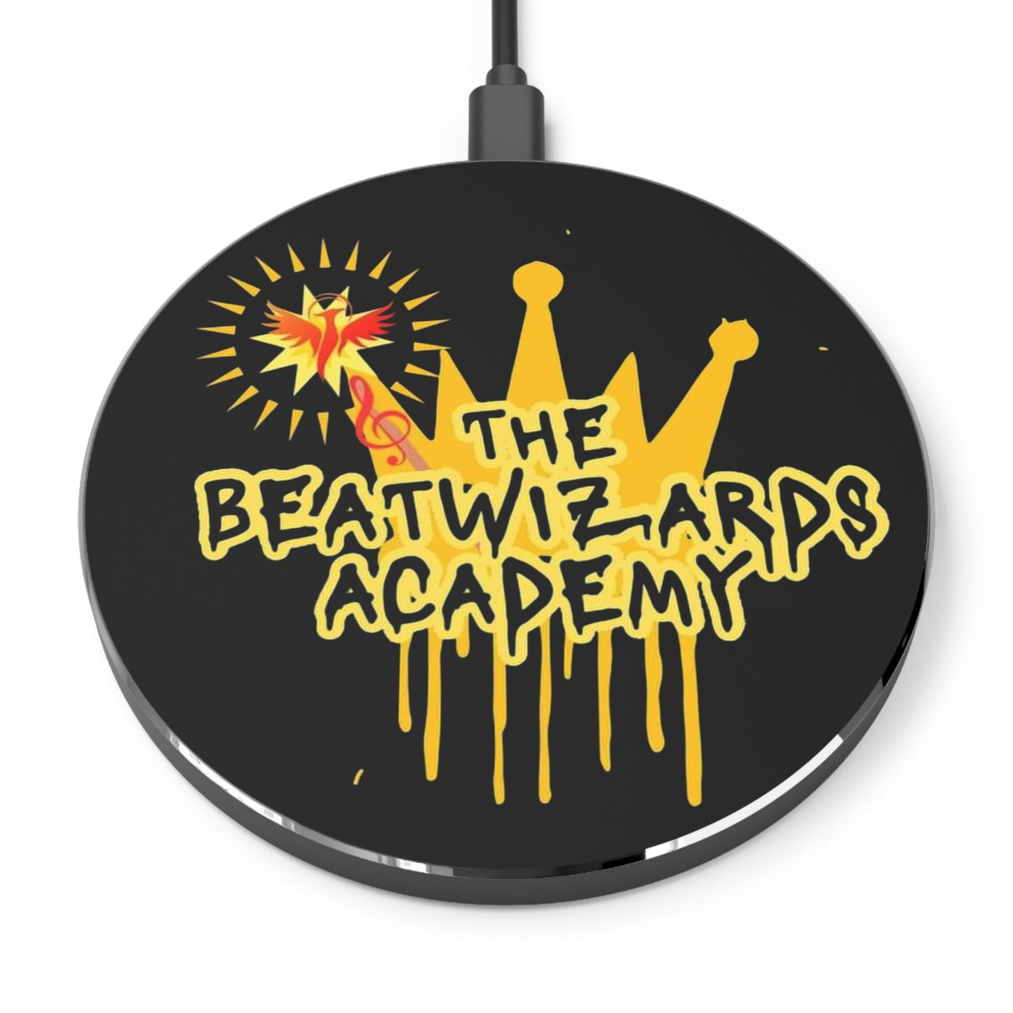 The Beatwizards Academy Fast Wireless Charger - Fun & Stylish Charging Pad