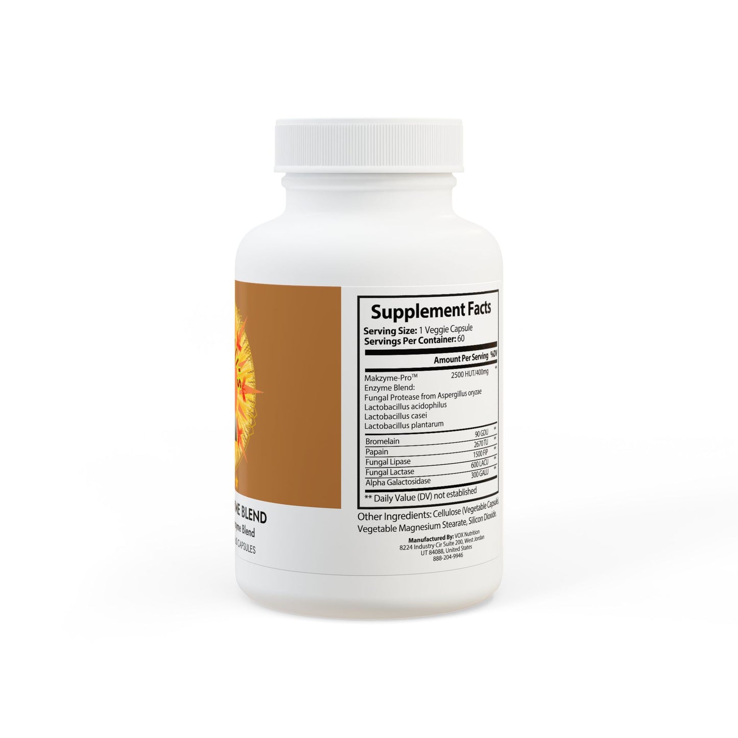 Mama Wali’s Digestive Enzyme Blend Supplement (60 Capsules)