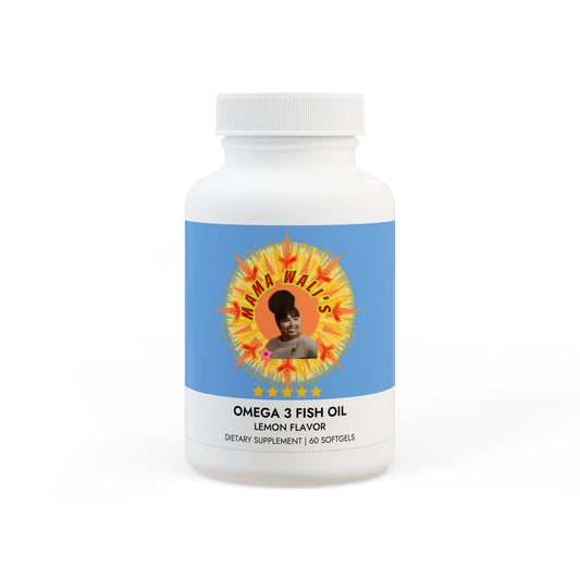 Mama Wali’s Omega 3 Fish Oil Supplement (60 Softgels)