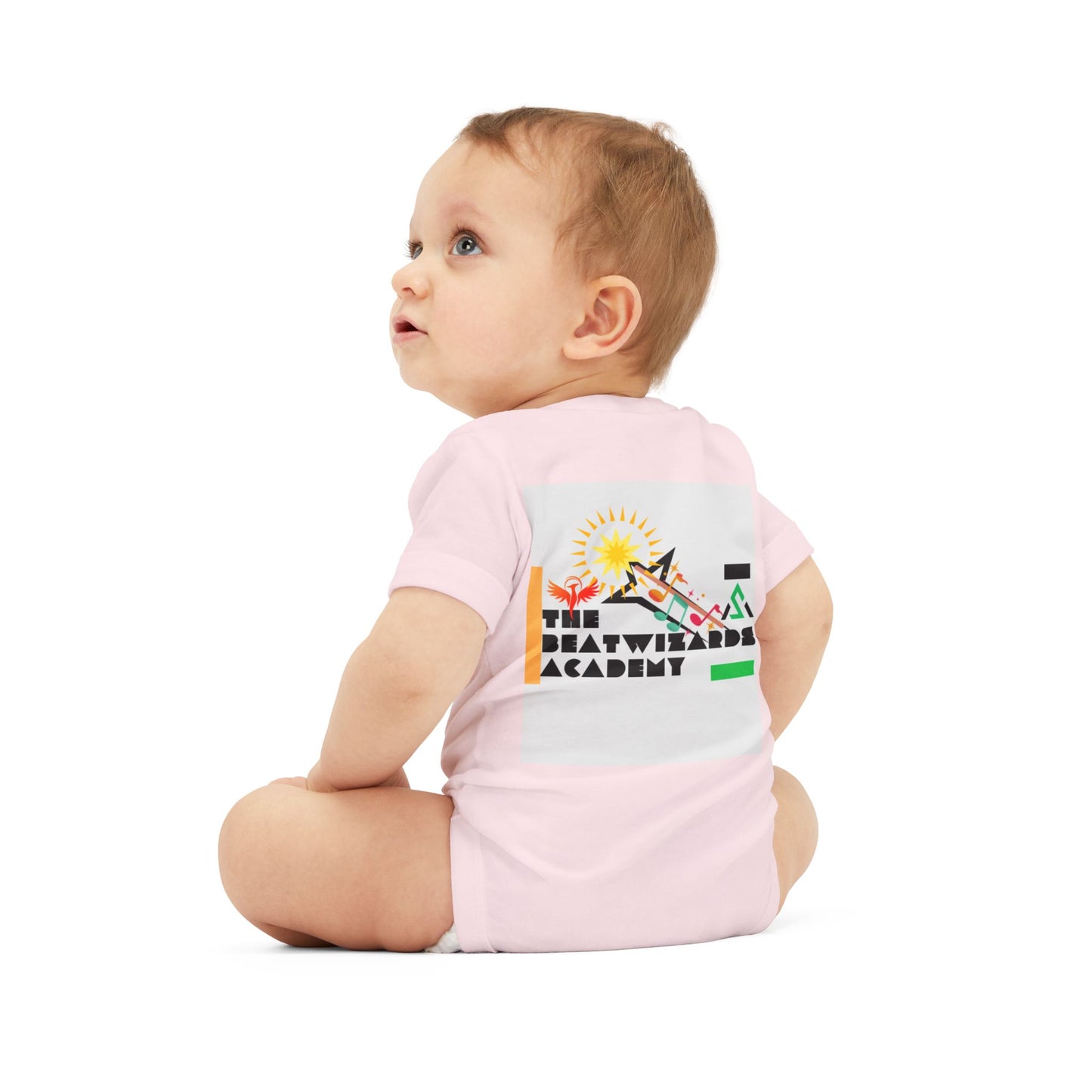 The Beat Wizards Academy Infant Jersey One Piece - Fun & Colorful Baby Bodysuit for Newborns