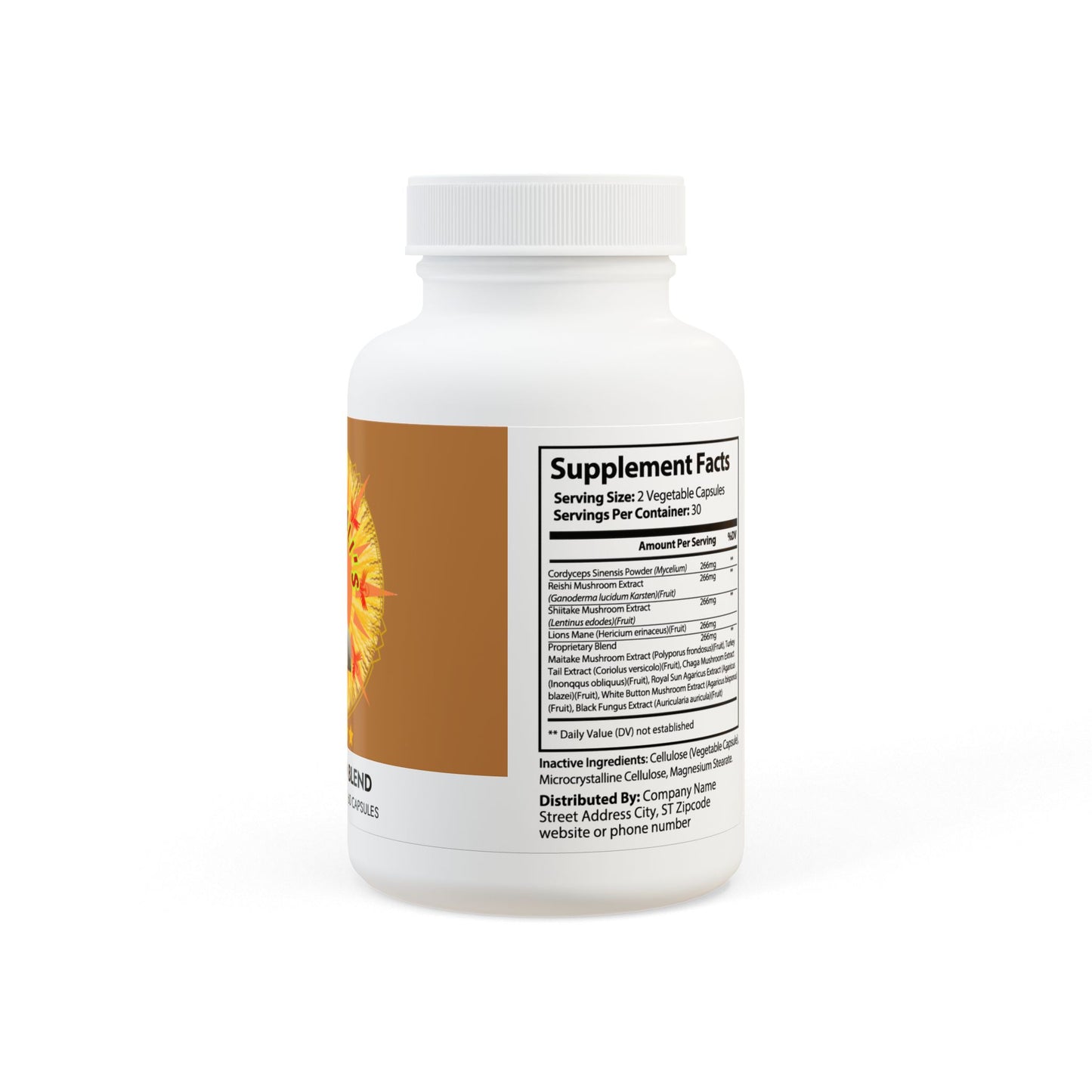 Mushroom Blend Supplement (60 Capsules)