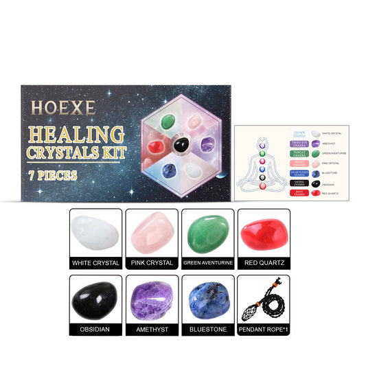 BeatWizards Academy Hoexe Rolling Stone Crystal Set, Home Living Room Bedroom Interior Decoration Crystal Decoration Crystal Set