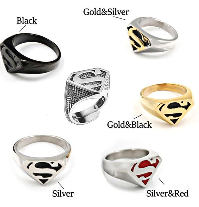 BeatWizards Academy Superman Men's Ring