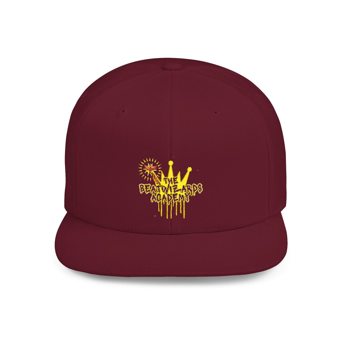 Creative Crown Flat Bill Snapback Hat for Trendsetters