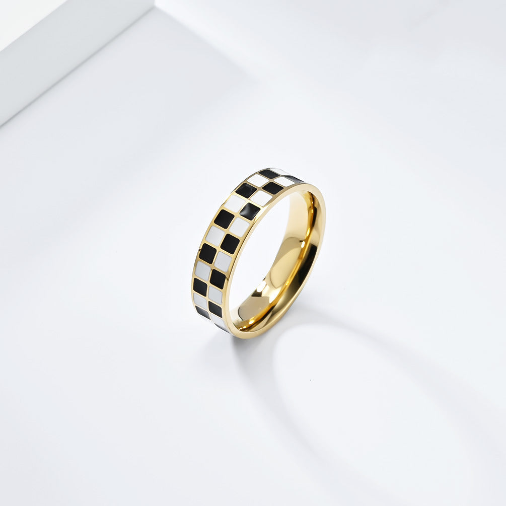 BeatWizards Life Is A Game Of Chess checkered titanium steel