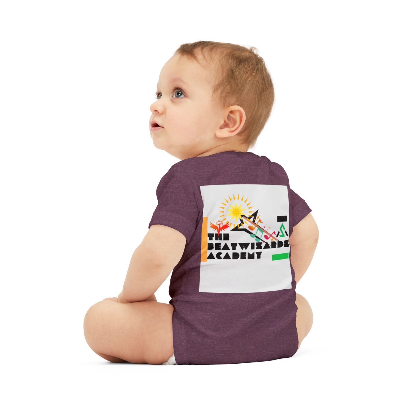 The Beat Wizards Academy Infant Jersey One Piece - Fun & Colorful Baby Bodysuit for Newborns