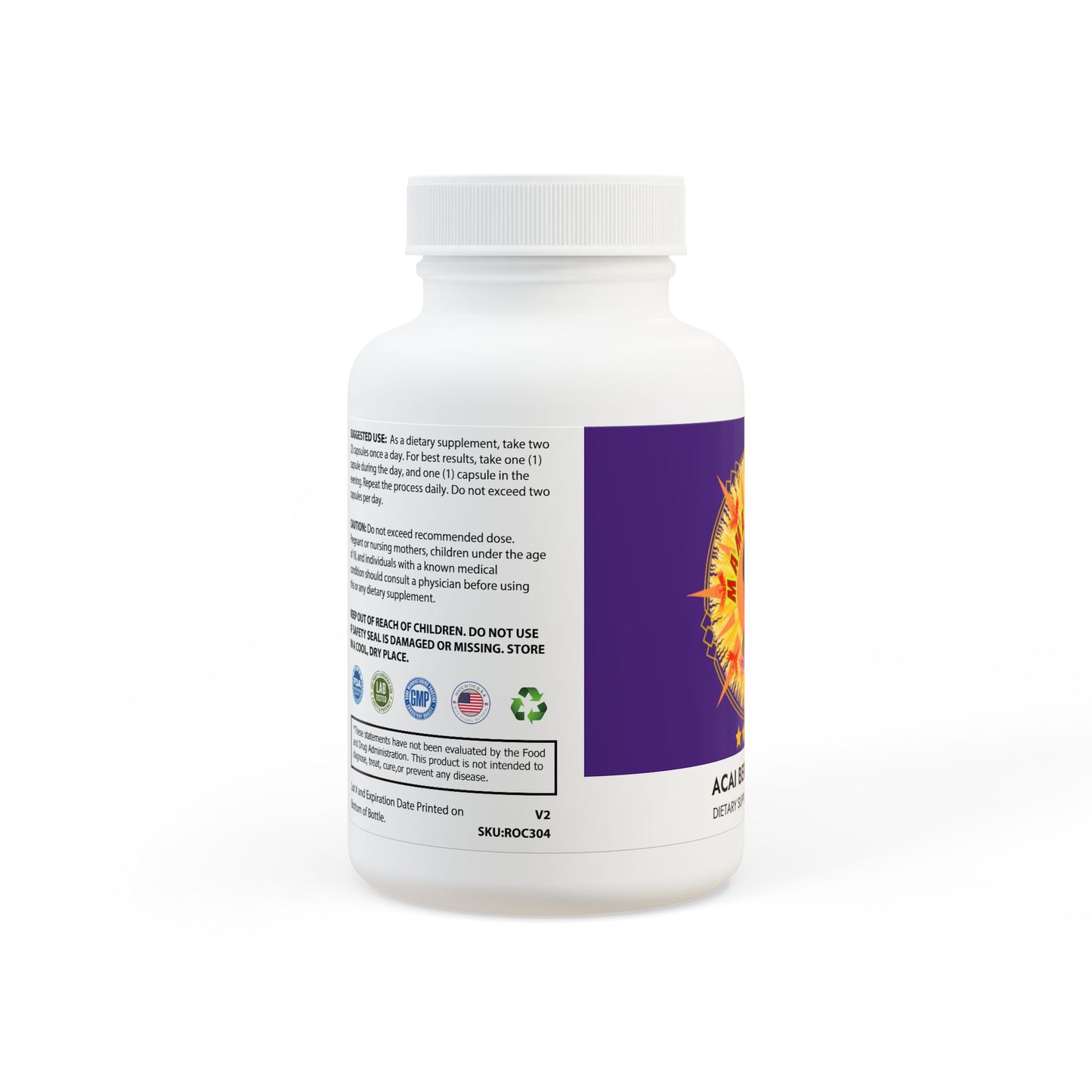 Mama Wali’s Acai Berry Complex Supplement (60 Capsules)