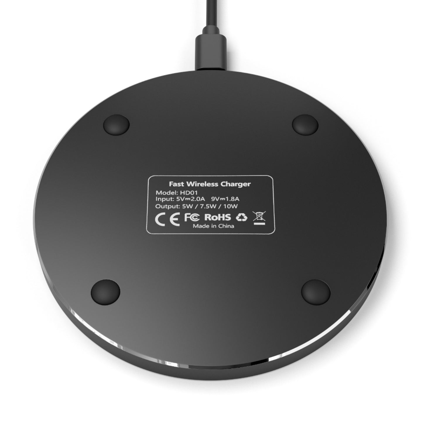 The Beatwizards Academy Fast Wireless Charger - Fun & Stylish Charging Pad