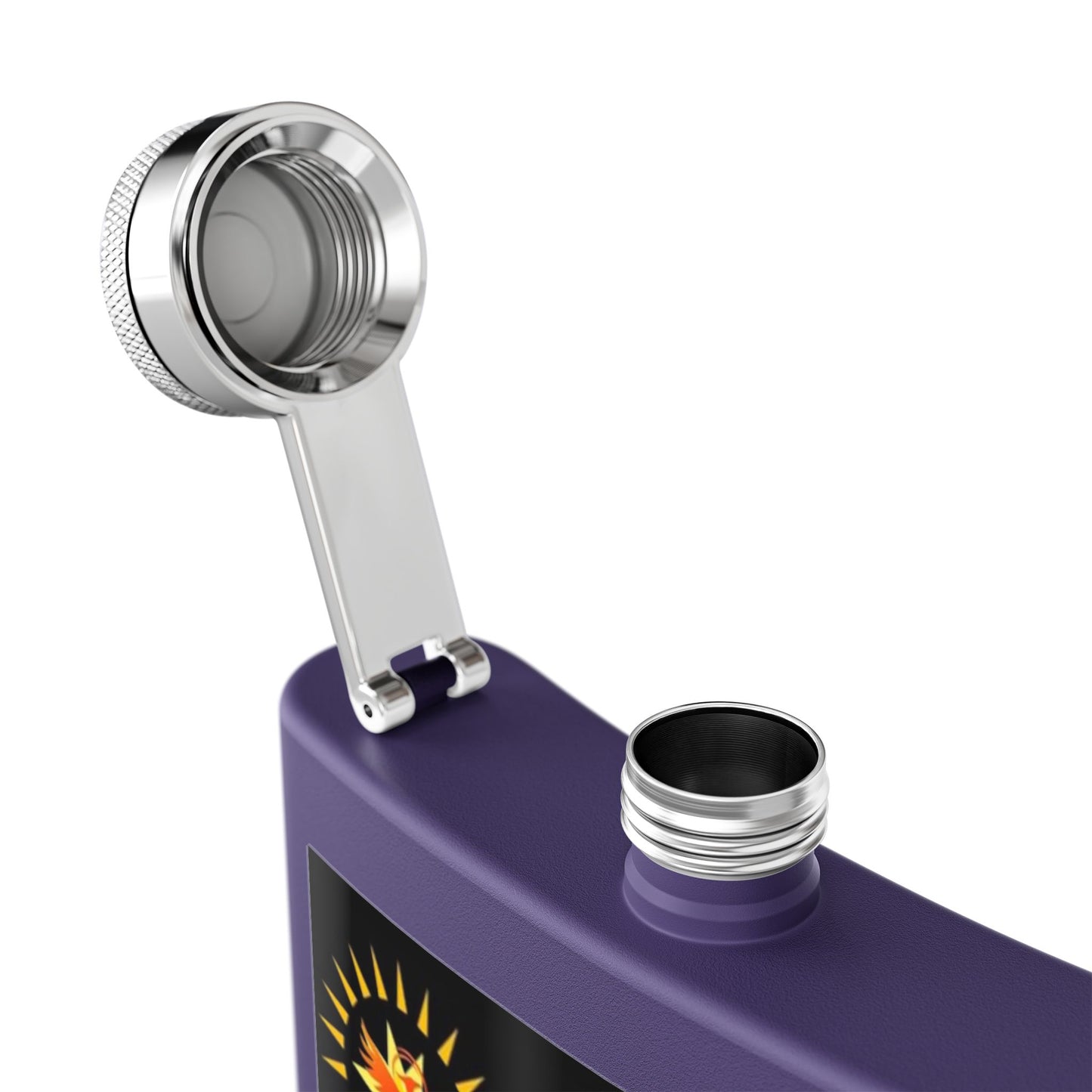 Custom Stainless Steel Flask - The Beatwizards Academy - Perfect for Events and Parties