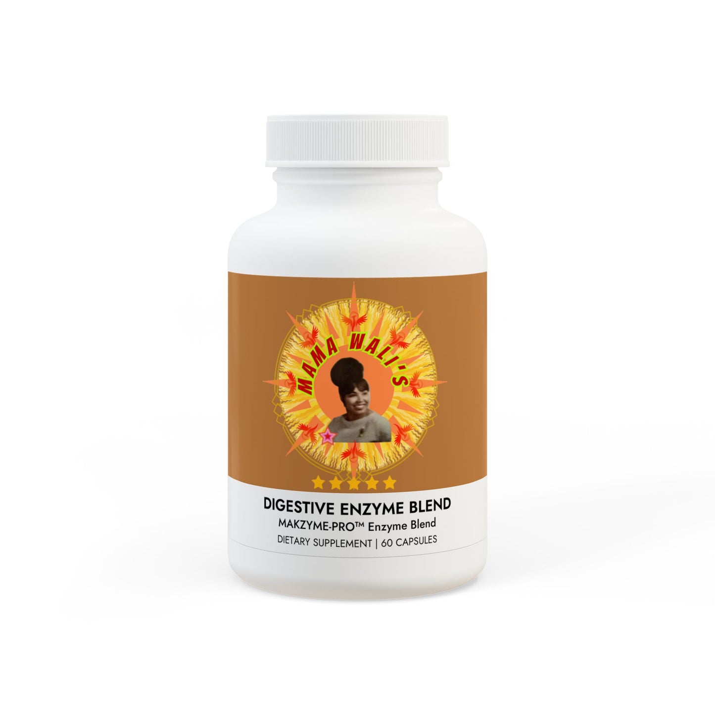 Mama Wali’s Digestive Enzyme Blend Supplement (60 Capsules)