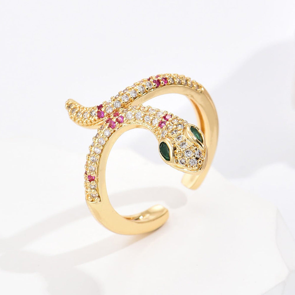 BeatWizards snake shaped opening ring female