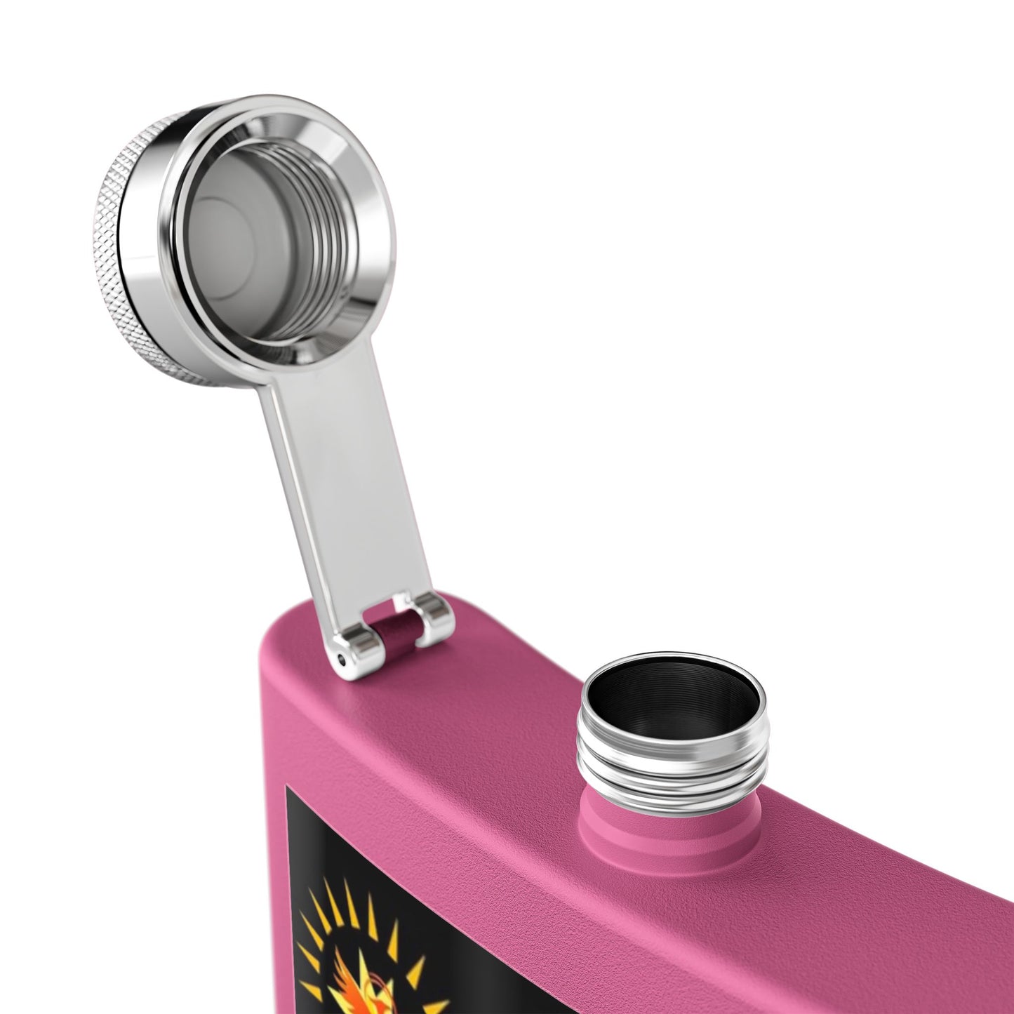 Custom Stainless Steel Flask - The Beatwizards Academy - Perfect for Events and Parties