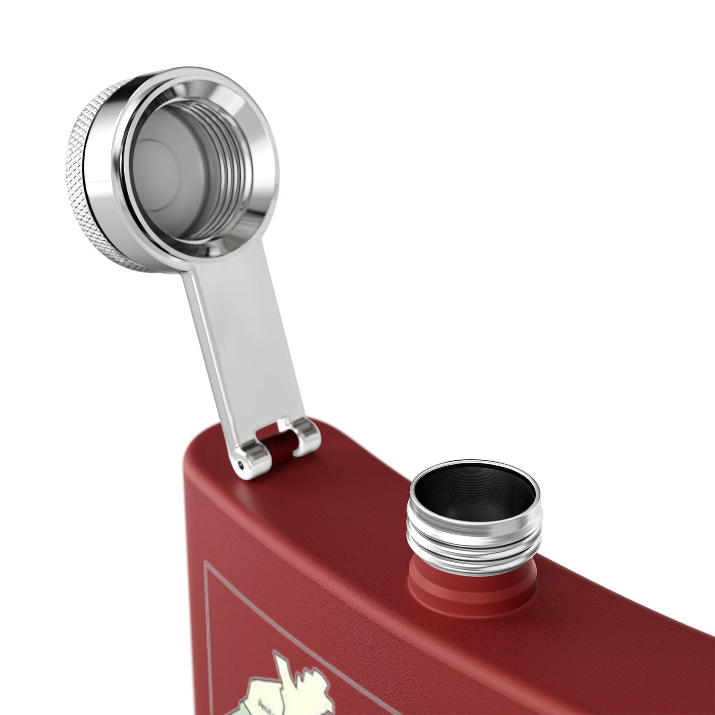 Custom New Haven Neighborhoods Stainless Steel Flask - 6oz