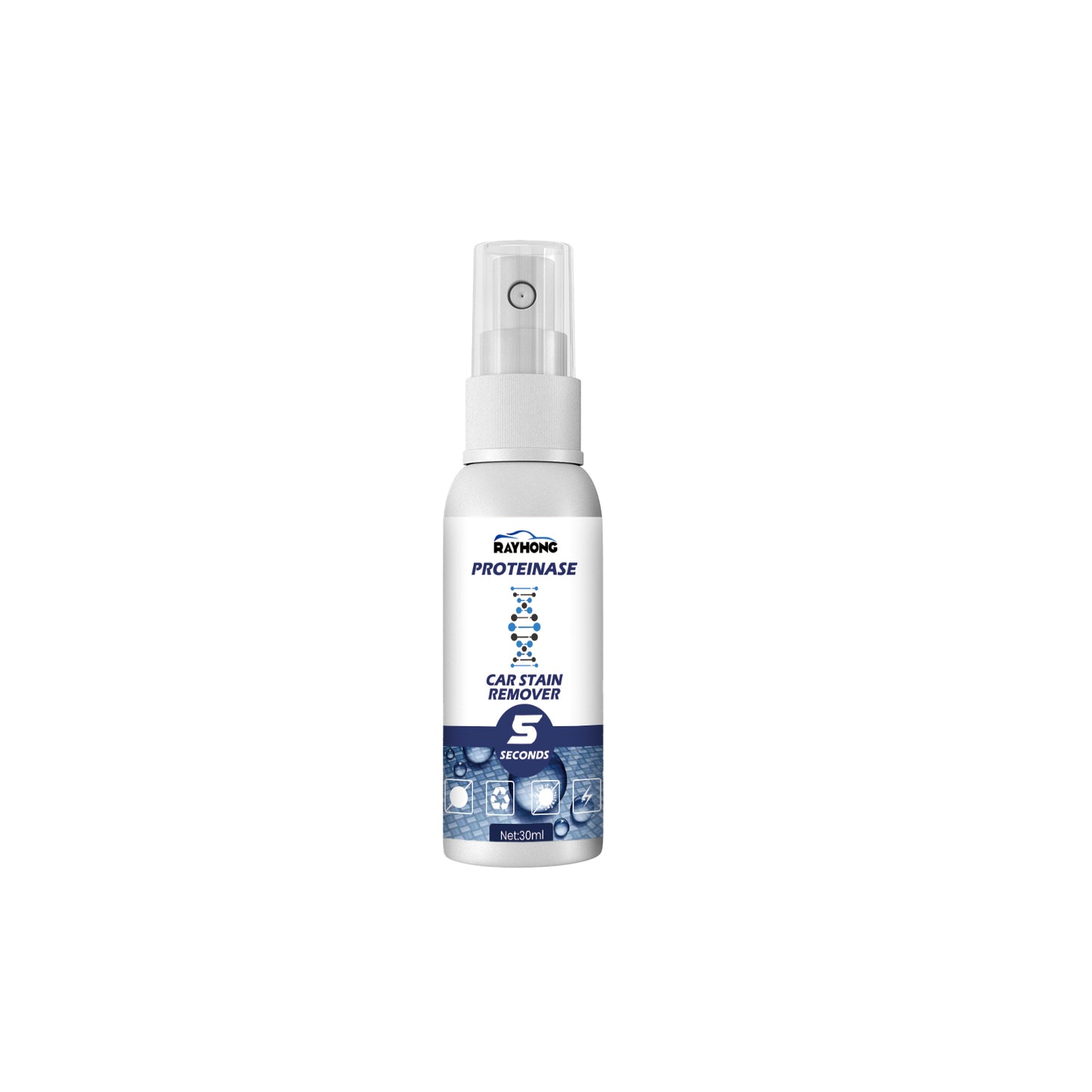 Rayhong Car Stain Remover, Interior Seat Instrument Panel Cleaning Quick Decontamination Maintenance Refurbishment