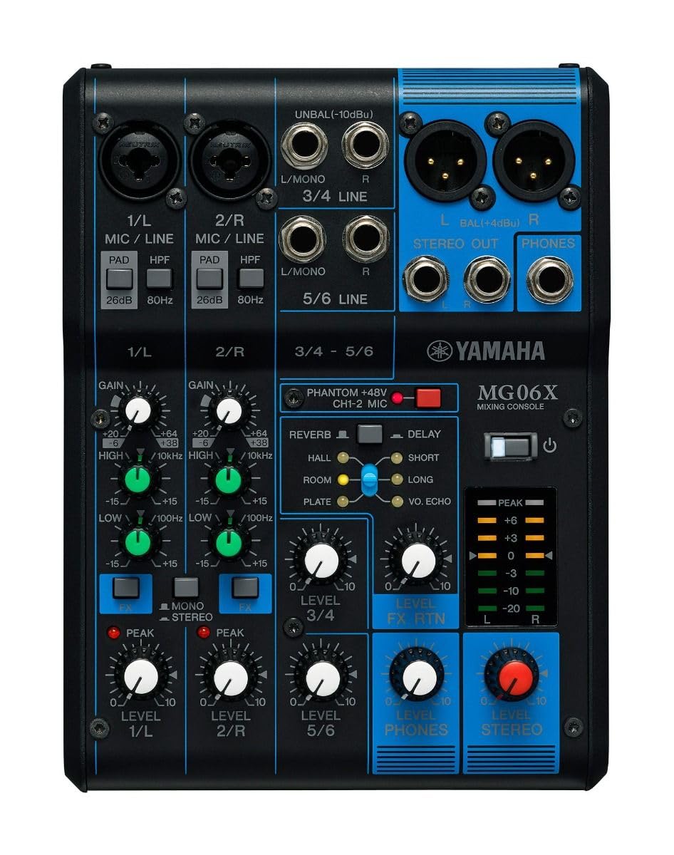 YAMAHA MG10XU 10-Input Stereo Mixer with Effects