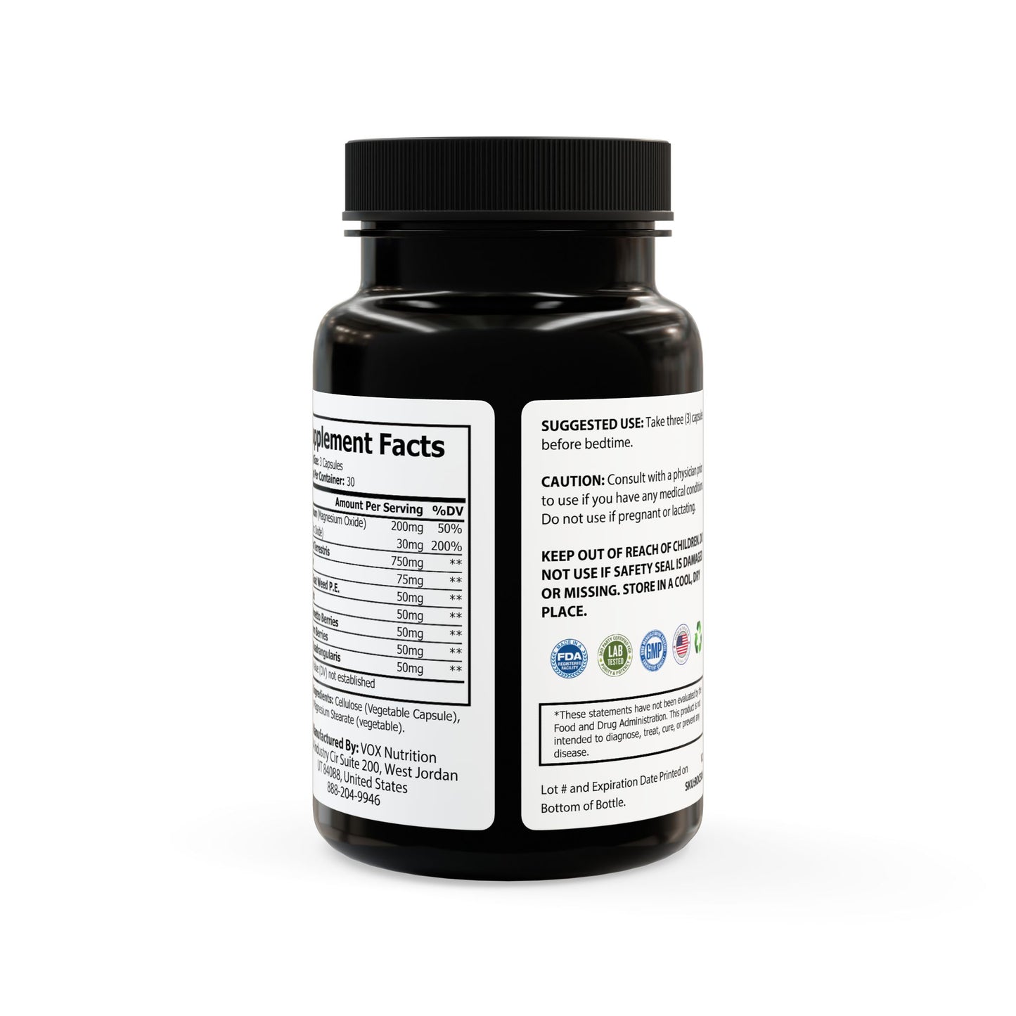 Mama Wali’s Magnesium Zinc Supplement (90 Capsules)