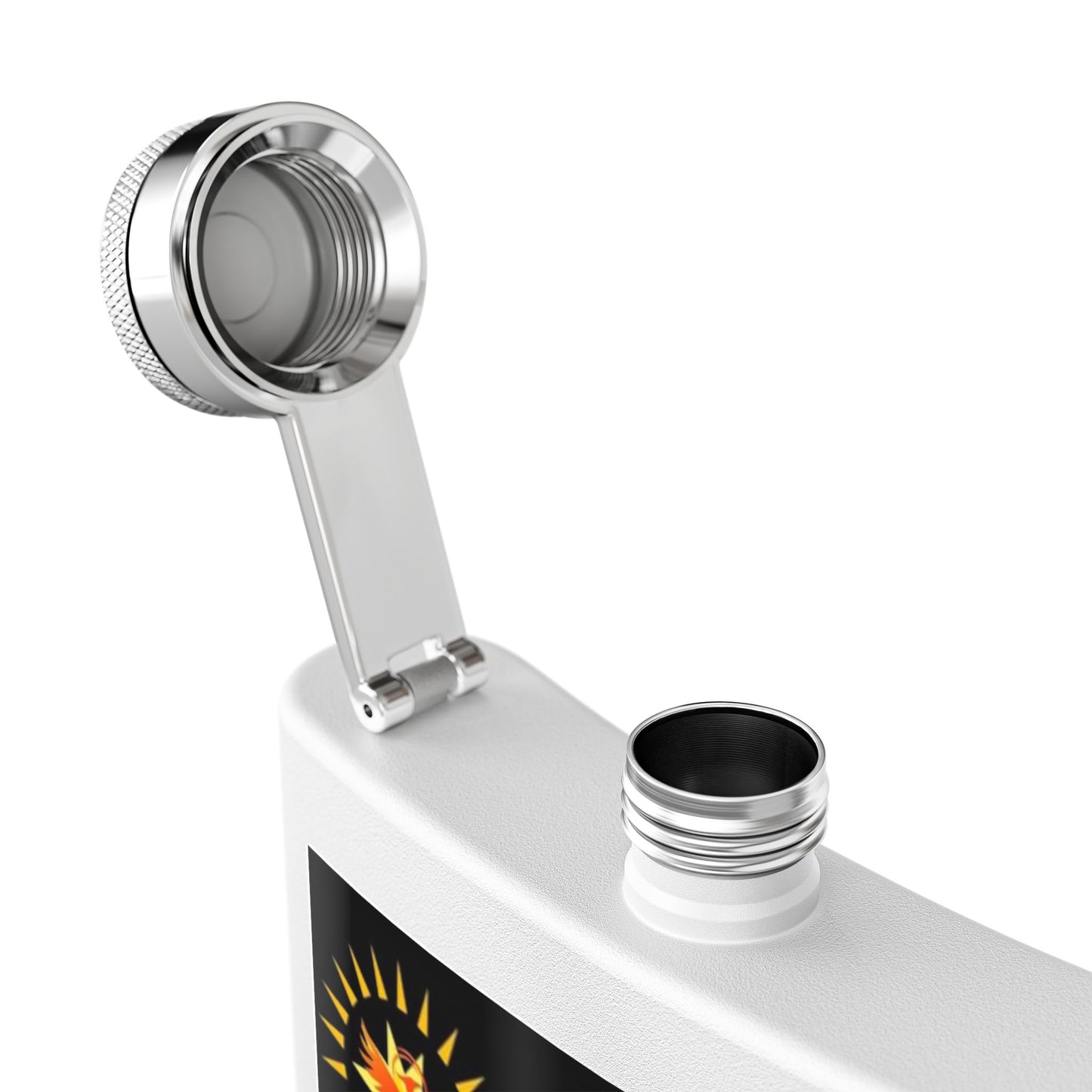 Custom Stainless Steel Flask - The Beatwizards Academy - Perfect for Events and Parties
