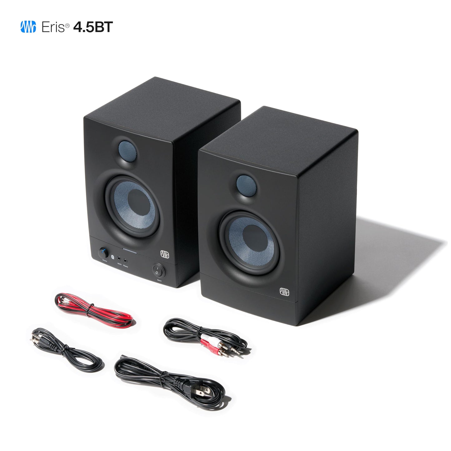 PreSonus Eris 3.5 Studio Monitors, Pair — Powered, Active Monitor Speakers for Near Field Music Production, Desktop Computer, Hi-Fi Audio