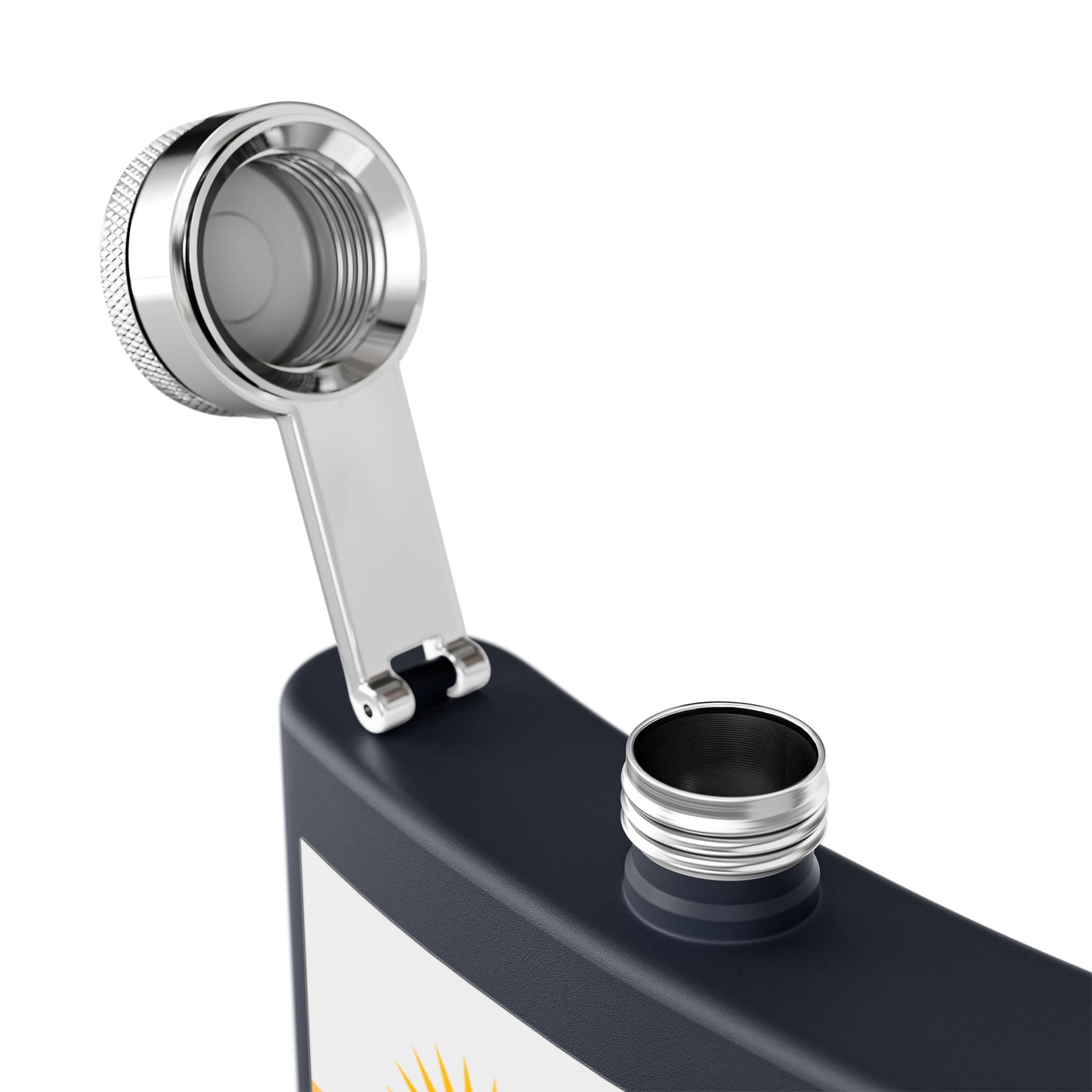 The Beatwizards Academy Stainless Steel Flask - 6oz  | Unique Gift for Music Lovers | Perfect for Parties, Tailgates, and Celebrations