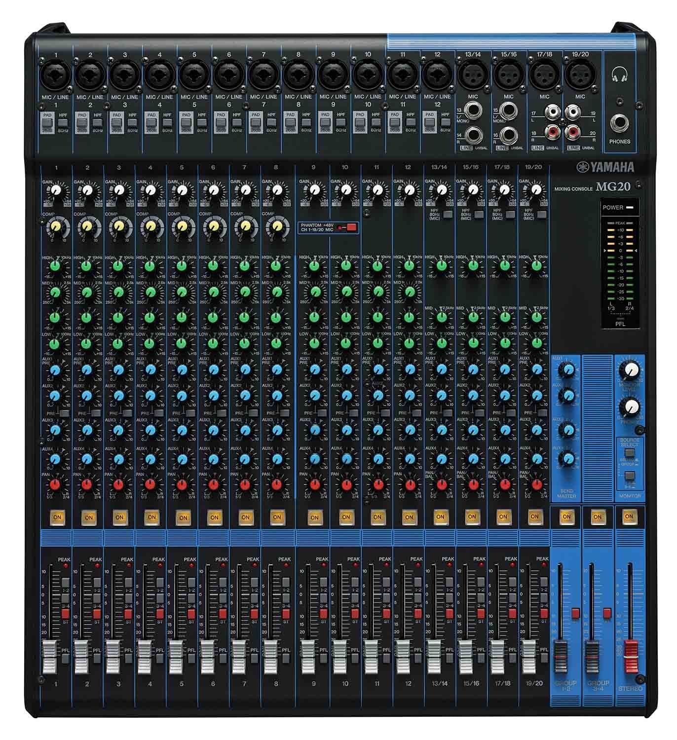 YAMAHA MG10XU 10-Input Stereo Mixer with Effects