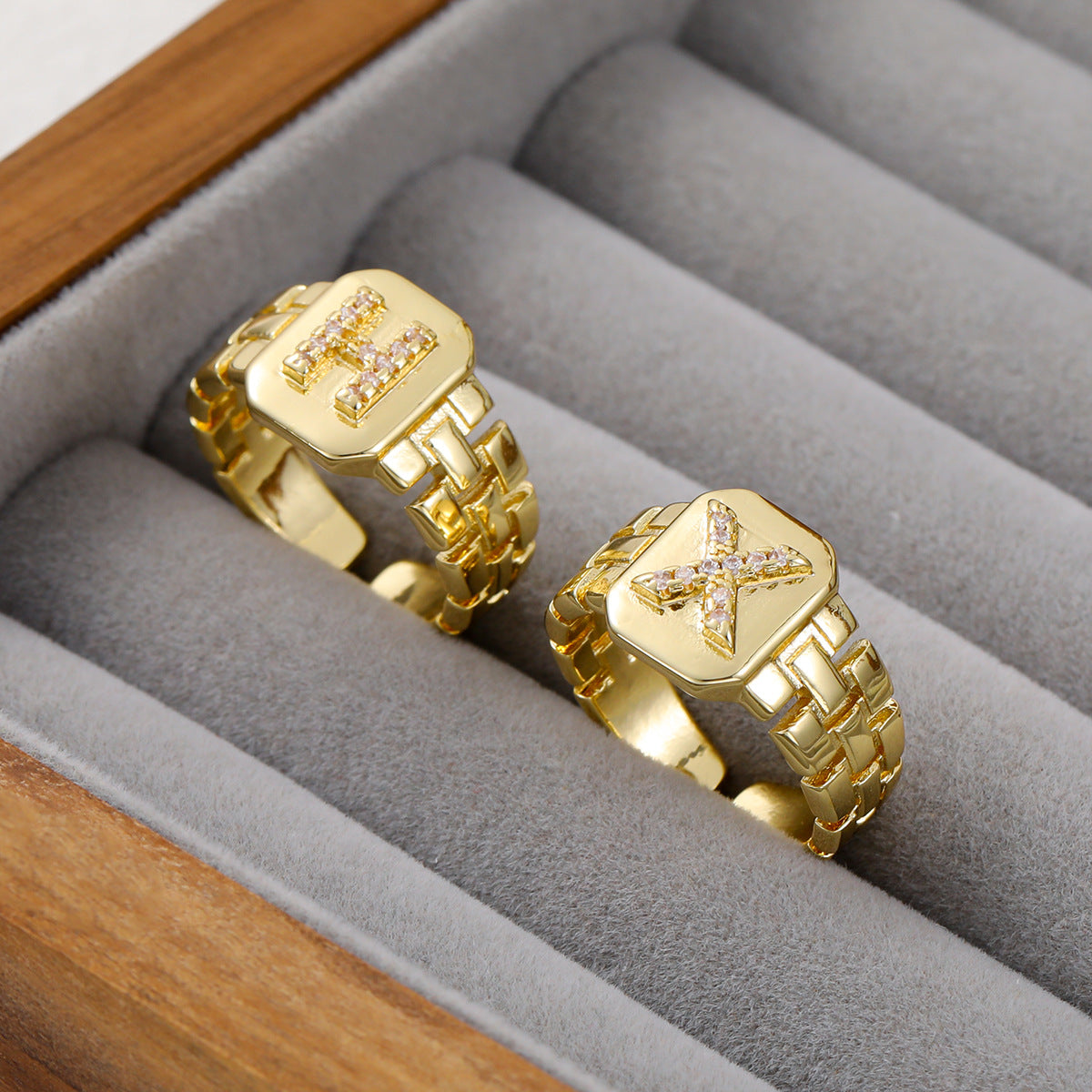 BeatWizards Letter Ring  PirateGang 4Gseries with strap design