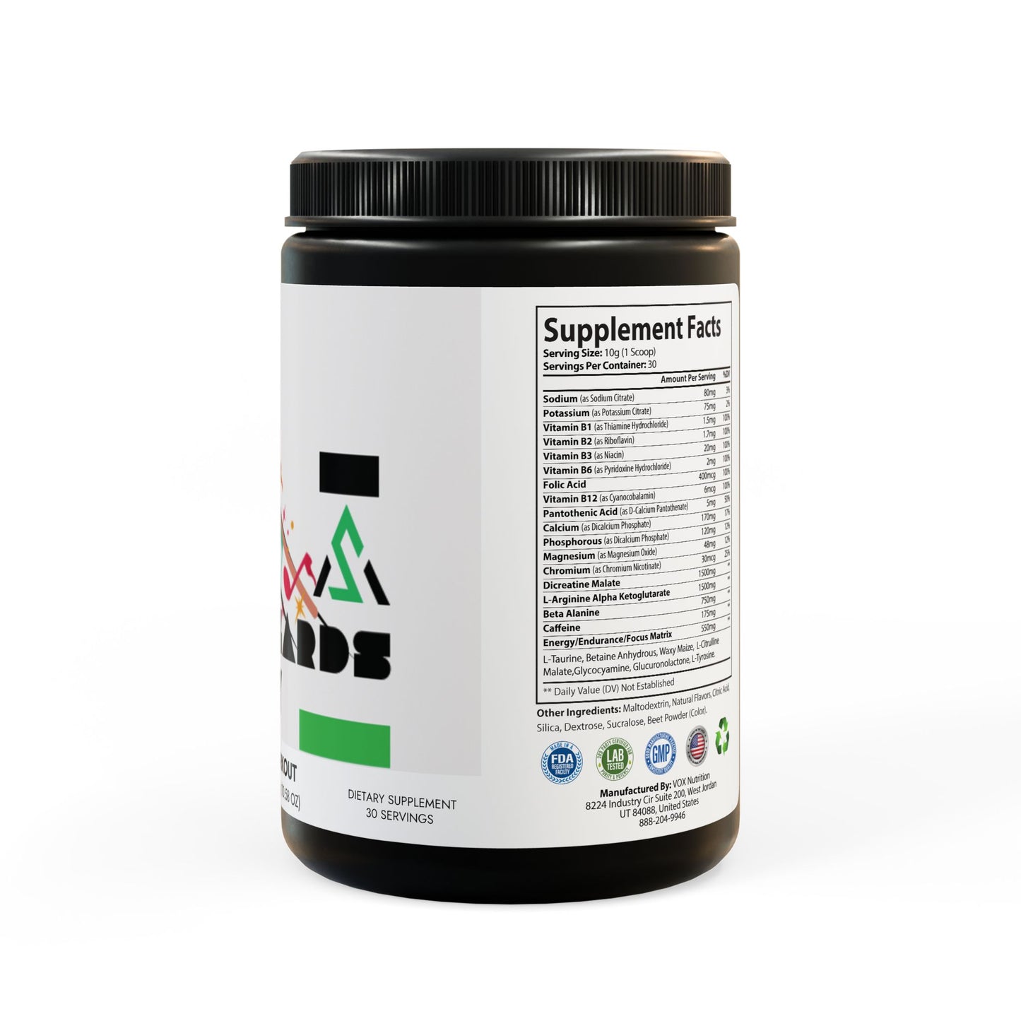 Pre-Workout Supplement, Watermelon (300g, 10.58oz)