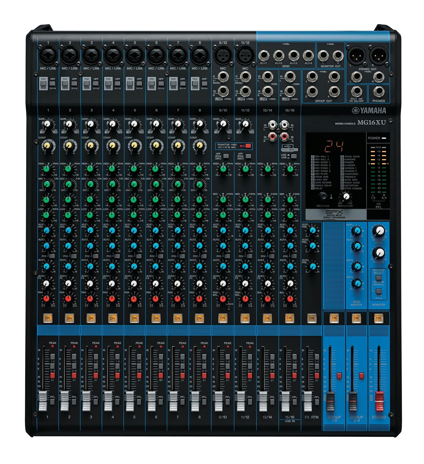 YAMAHA MG10XU 10-Input Stereo Mixer with Effects