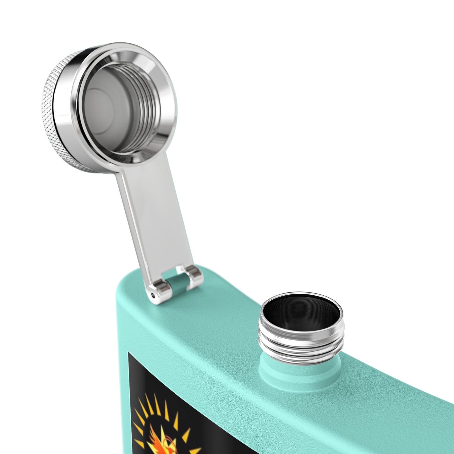 Custom Stainless Steel Flask - The Beatwizards Academy - Perfect for Events and Parties