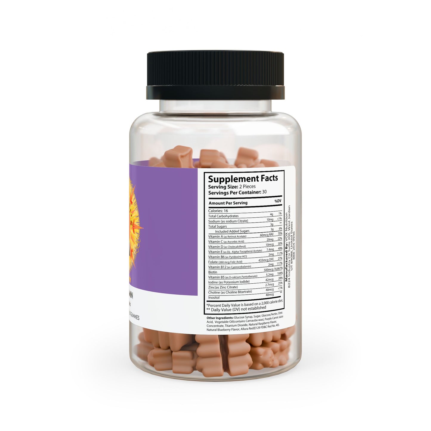 Mama Wali’s Hair Vitamin Gummies (60 Gummies)